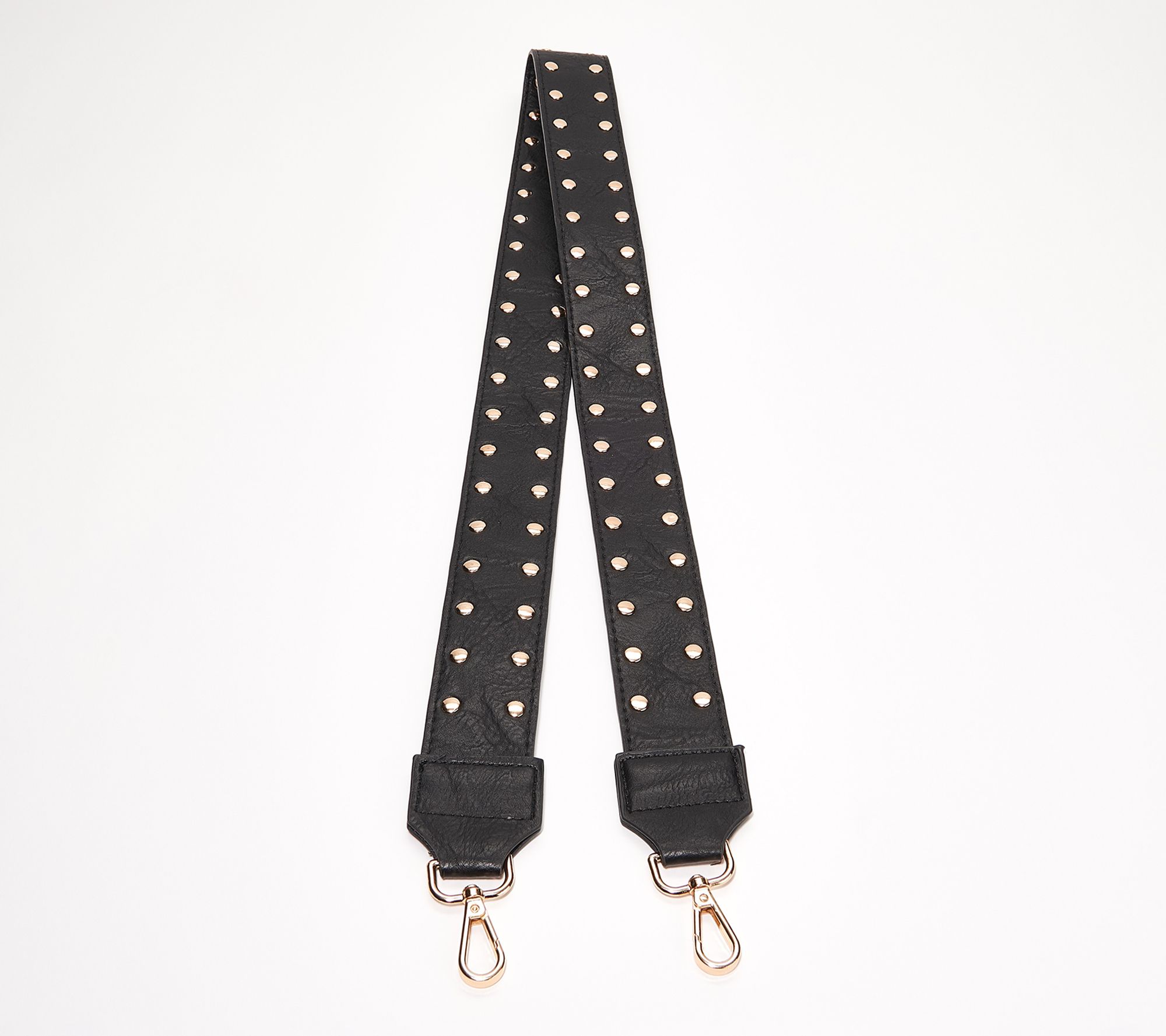 AHDORNED Faux Leather Studded Crossbody Strap