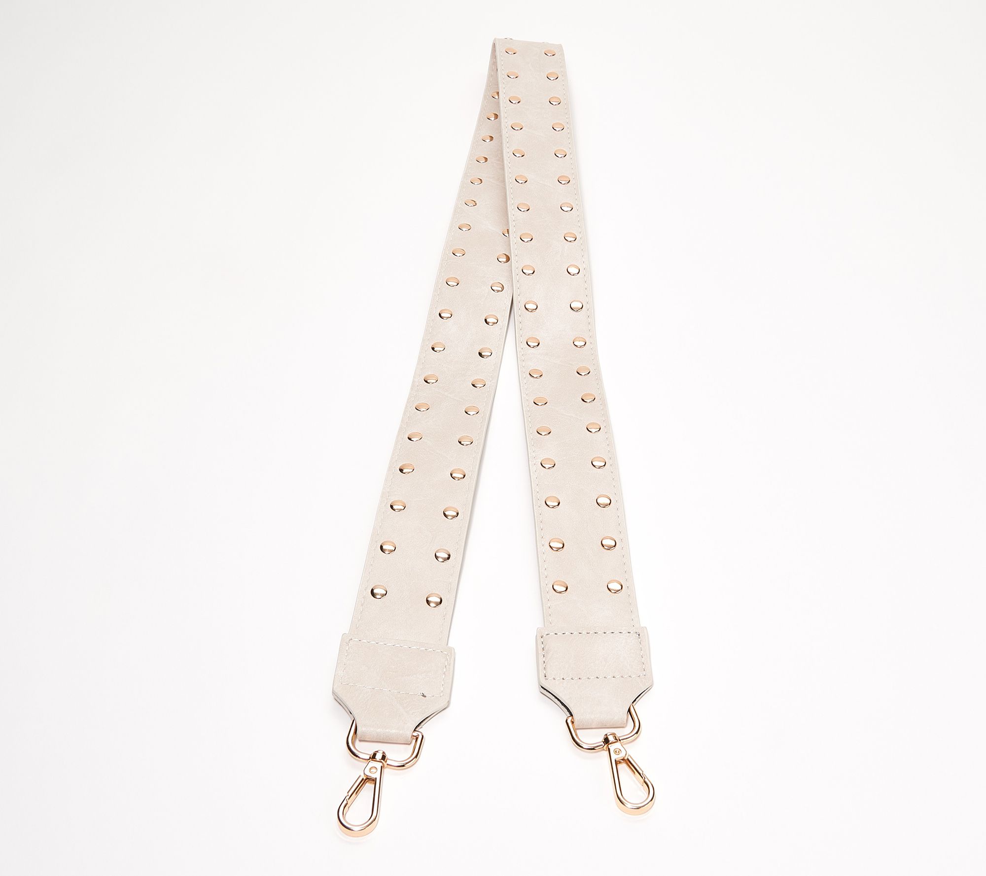 AHDORNED Faux Leather Studded Crossbody Strap