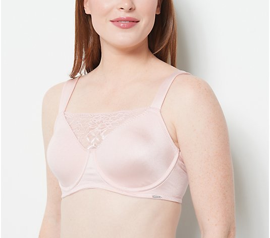 As Is Breezies Lace Radiance Unlined Under Wire Cami Bra 