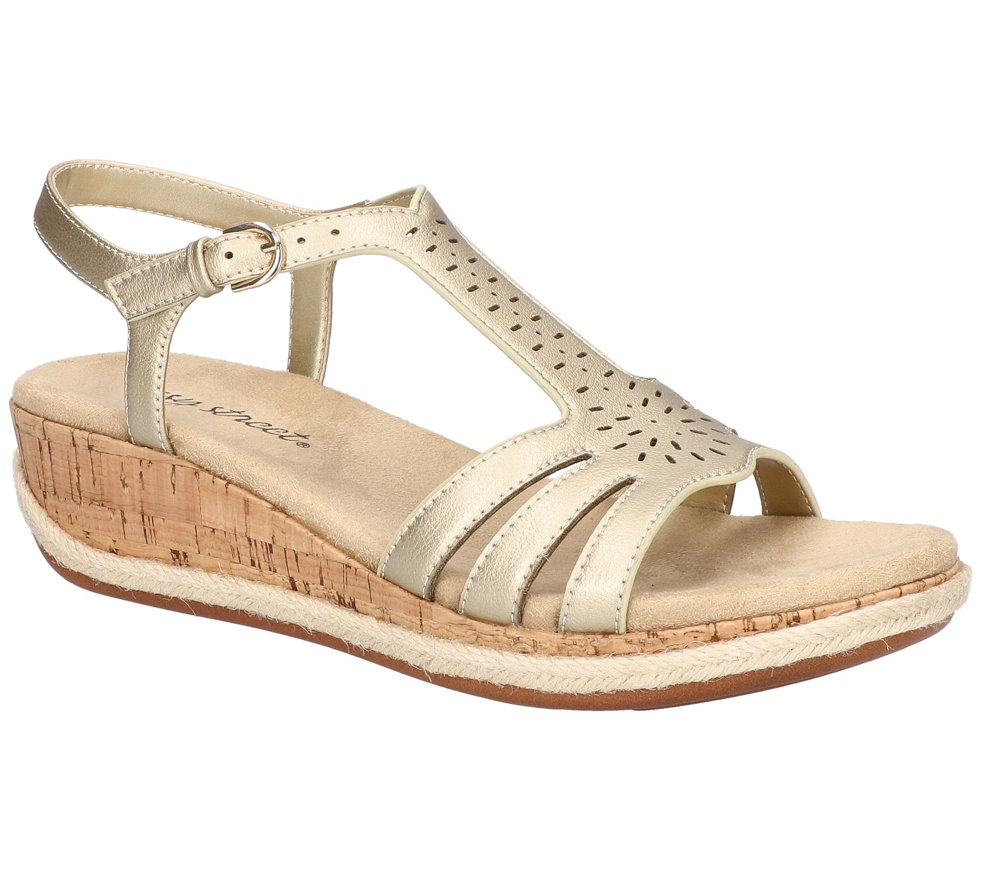 Easy Street Wedge Sandals - Dorinda