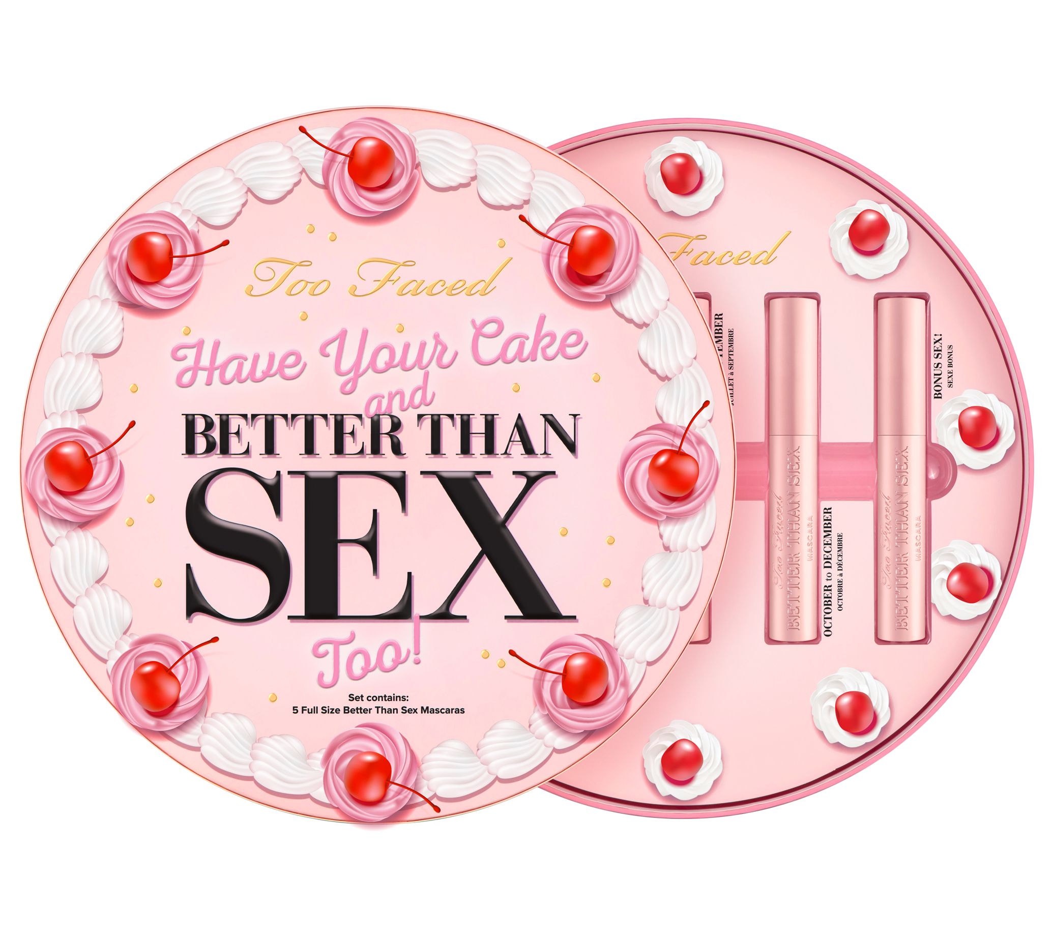 Too Faced Have Your Cake Better Than Sex Mascara 5 Piece Set 