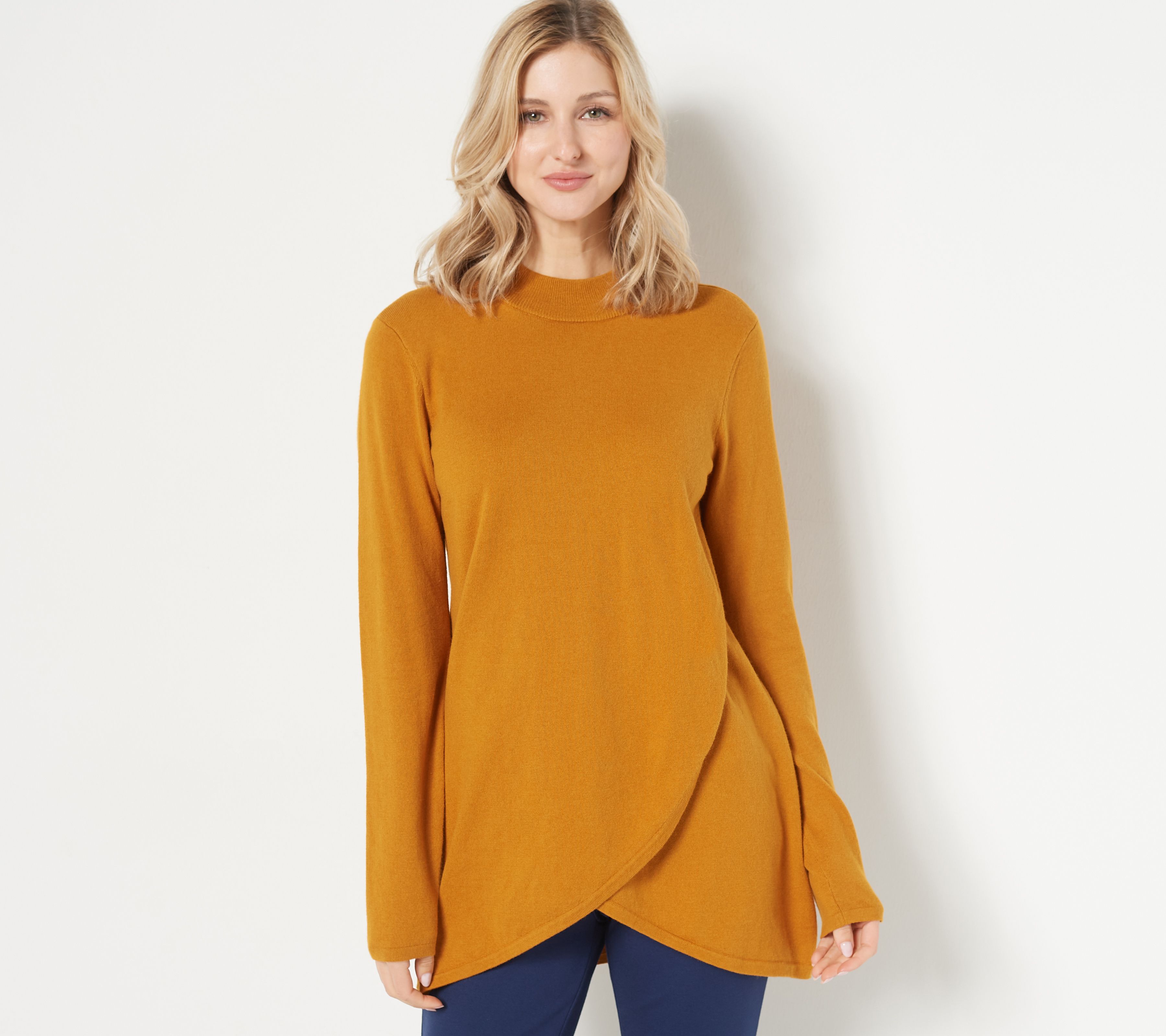 Mustard hotsell tunic sweater