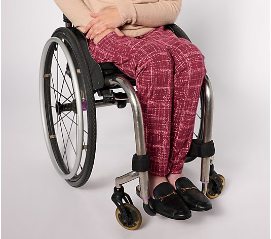 Denim & Co. Adaptive Active Duo Stretch Straight Pant Wheelchair Fit