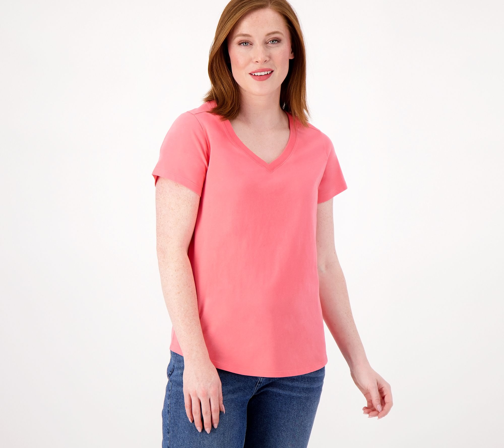 "As Is" Encore by Idina Menzel Sweetheart Neck Short Sleeve Tee