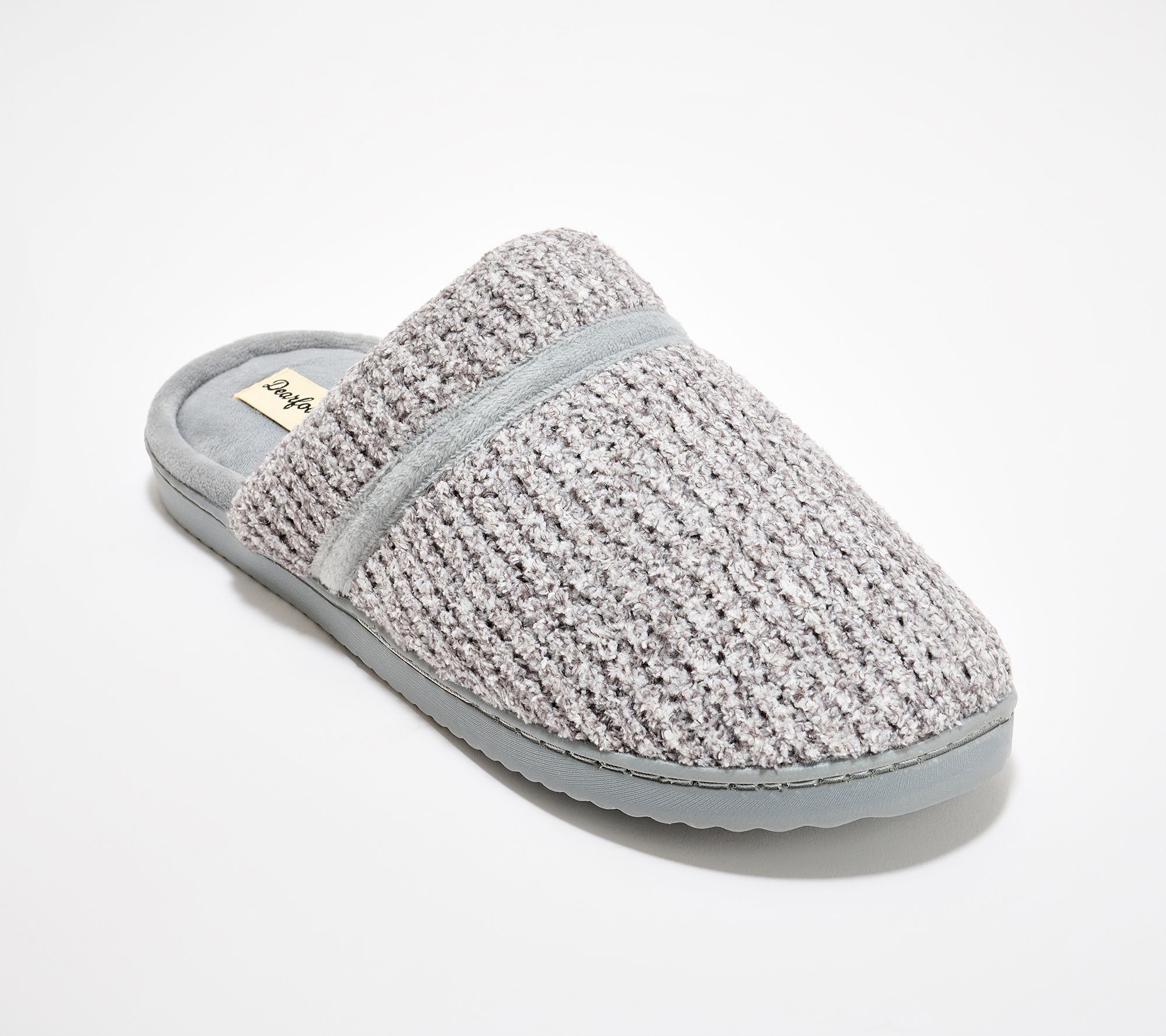 Dearfoams Memory Foam Chenille Slippers Serena