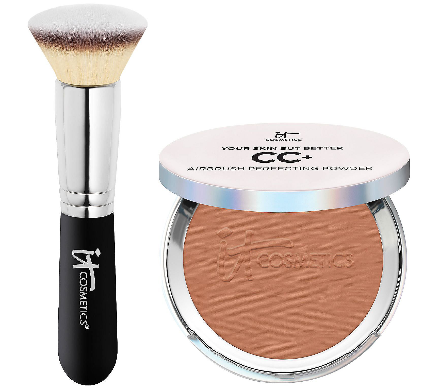 AD IT Cosmetics CC+Powder Foundation w/Brush #6 Auto-Delivery