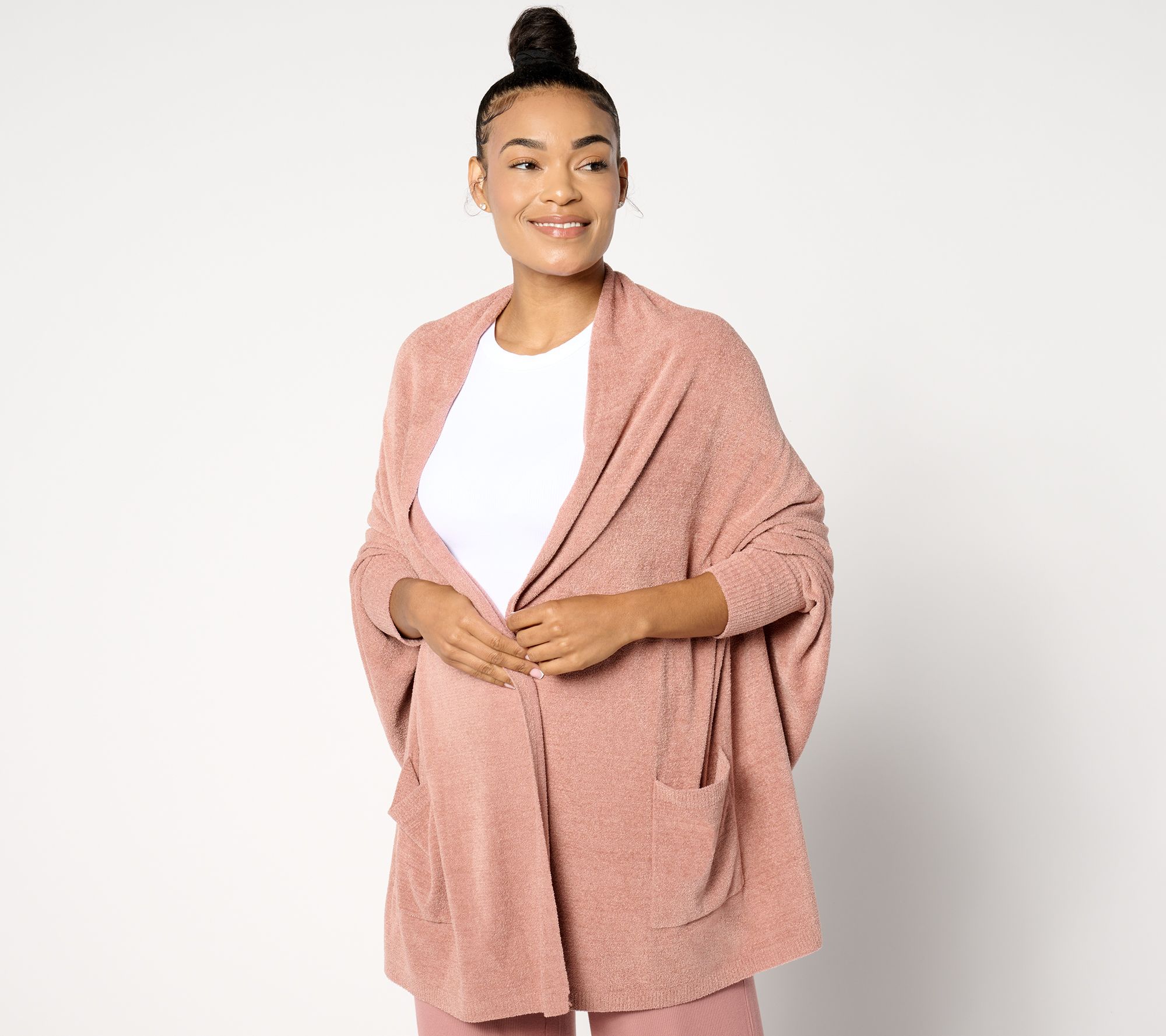 thumbnail image 2 of Barefoot Dreams Cozychic Ultra Lite Cardigan 65451f1a134ddbe55d51f590 2 of 11