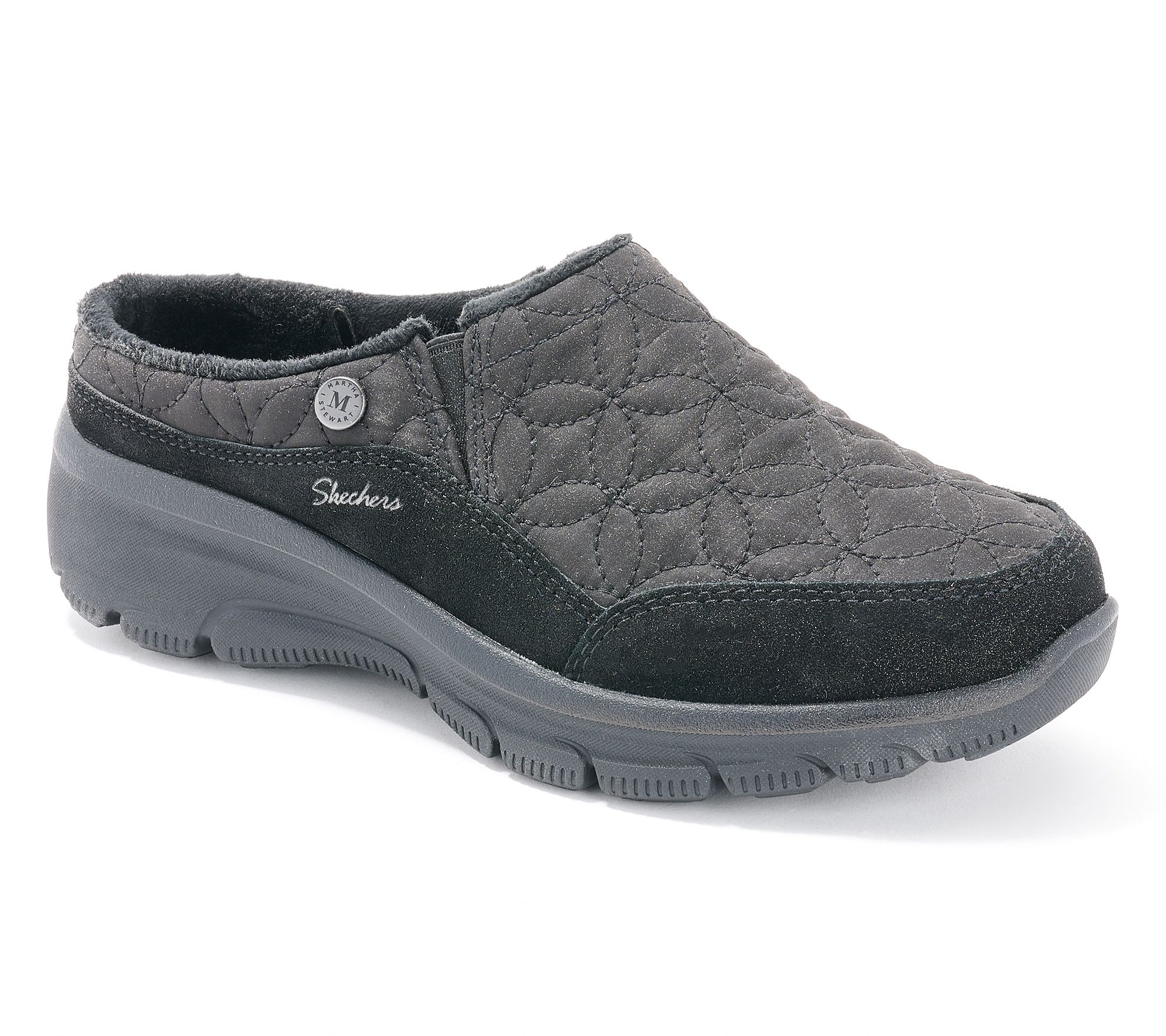 Martha Stewart x Skechers Easy Going Water-Repellent Quilted Clogs