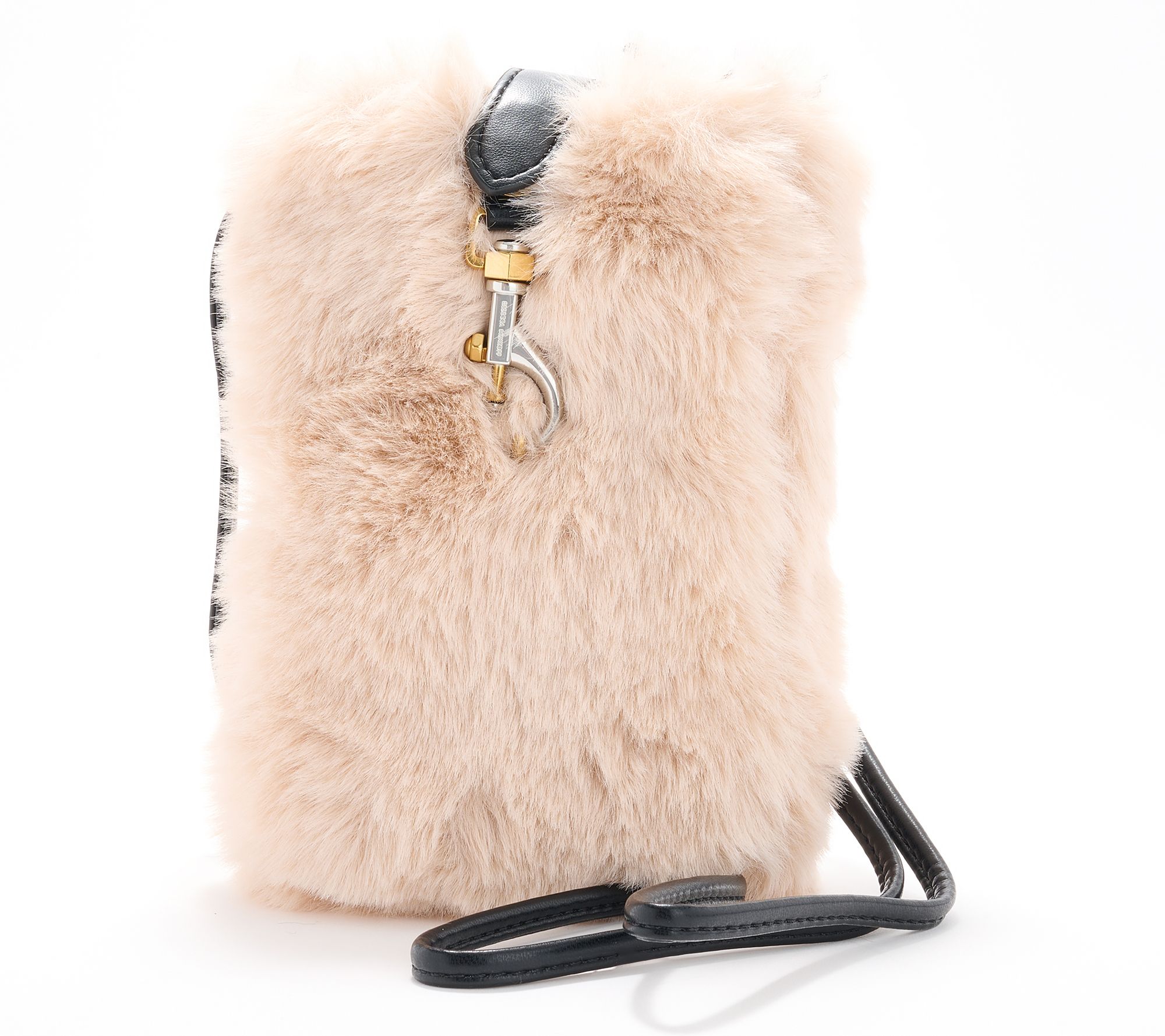 Rebecca Minkoff Faux Fur Phone Crossbody