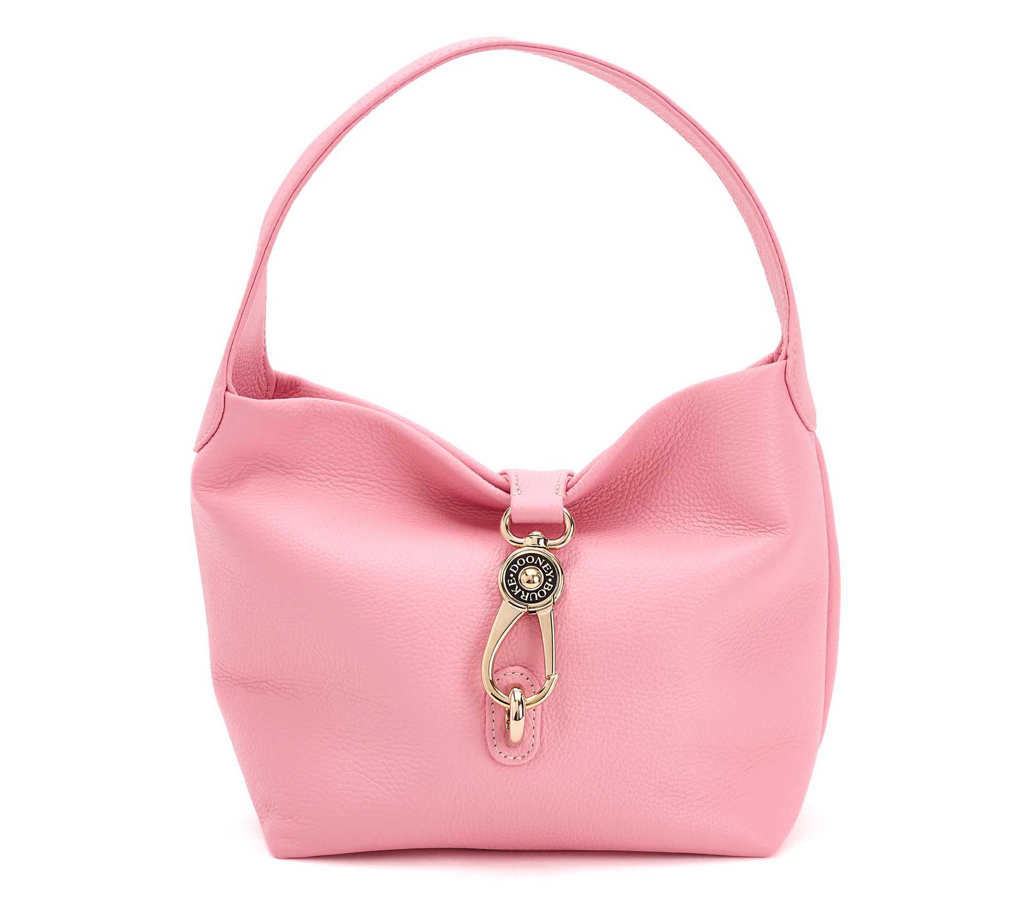 Dooney & Bourke Lucca Pebble Leather Logo Lock Sac