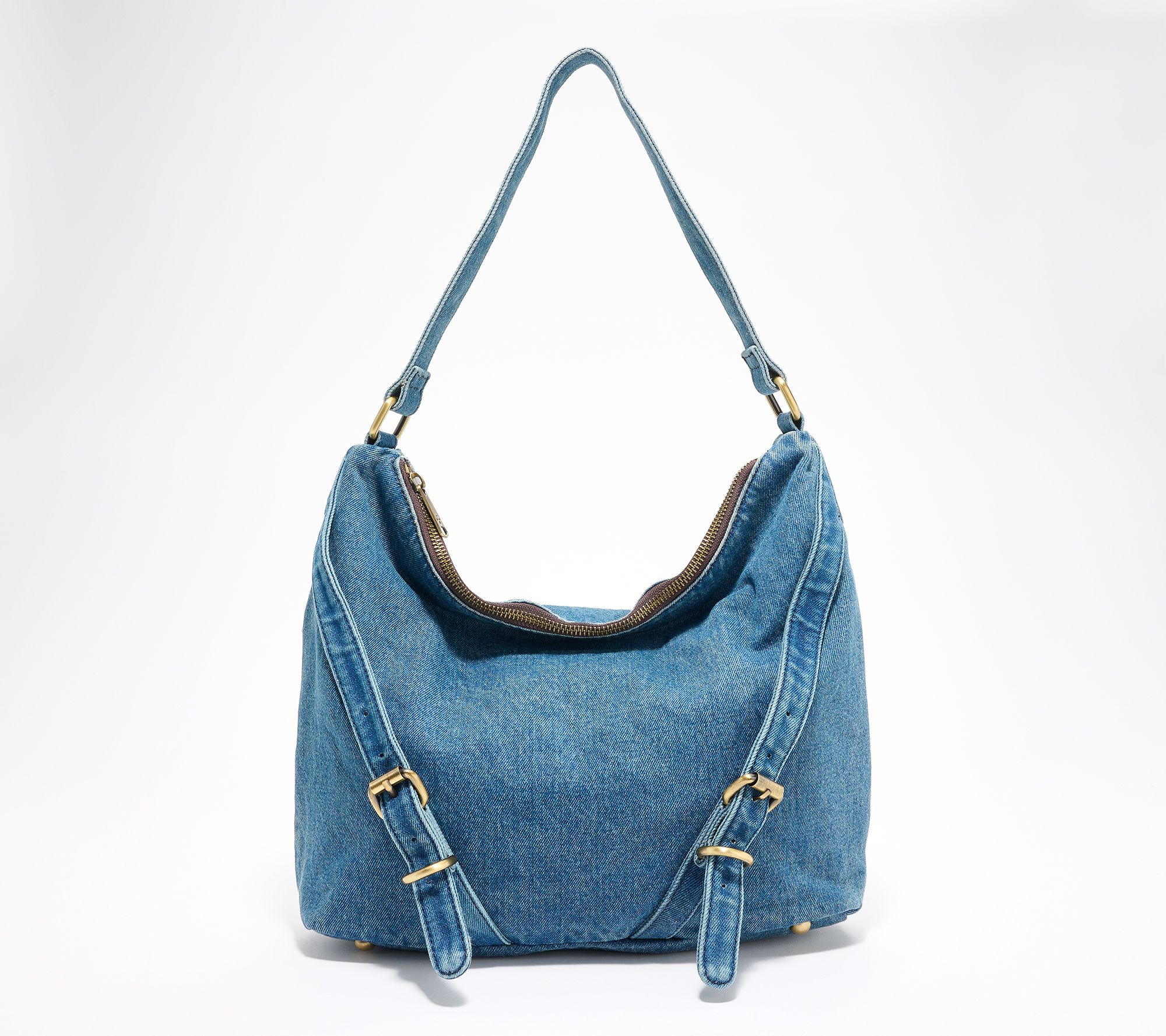 Patricia Nash Elia Denim Hobo Bag