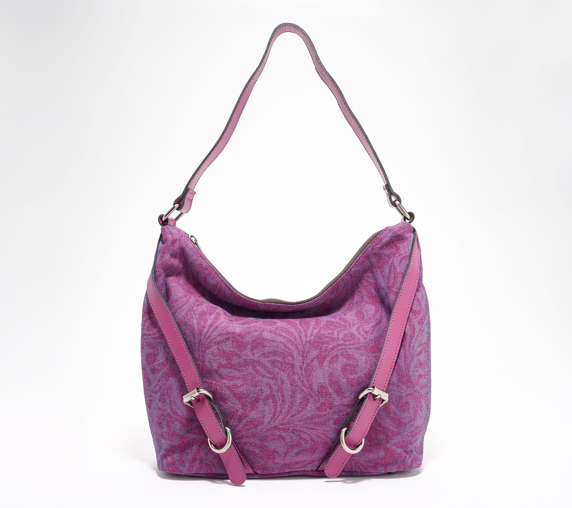 Patricia Nash Elia Denim Hobo Bag