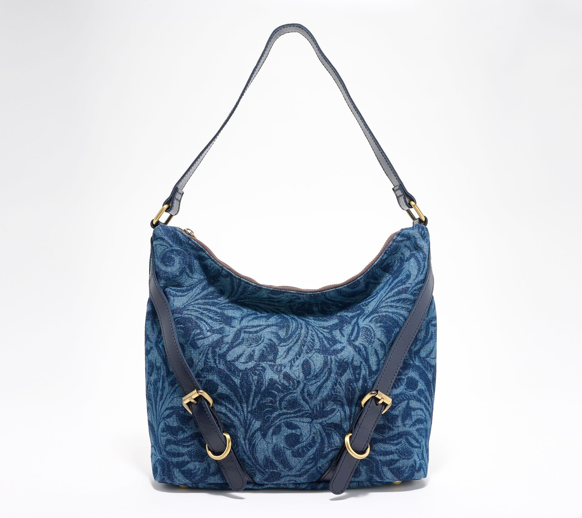 Patricia Nash Elia Denim Hobo Bag