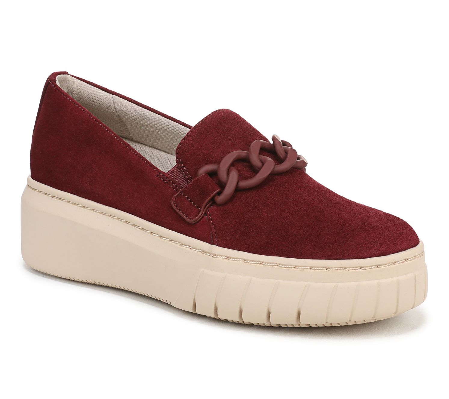 Naturalizer Slip On Leather Platform Sneakers - Daphne