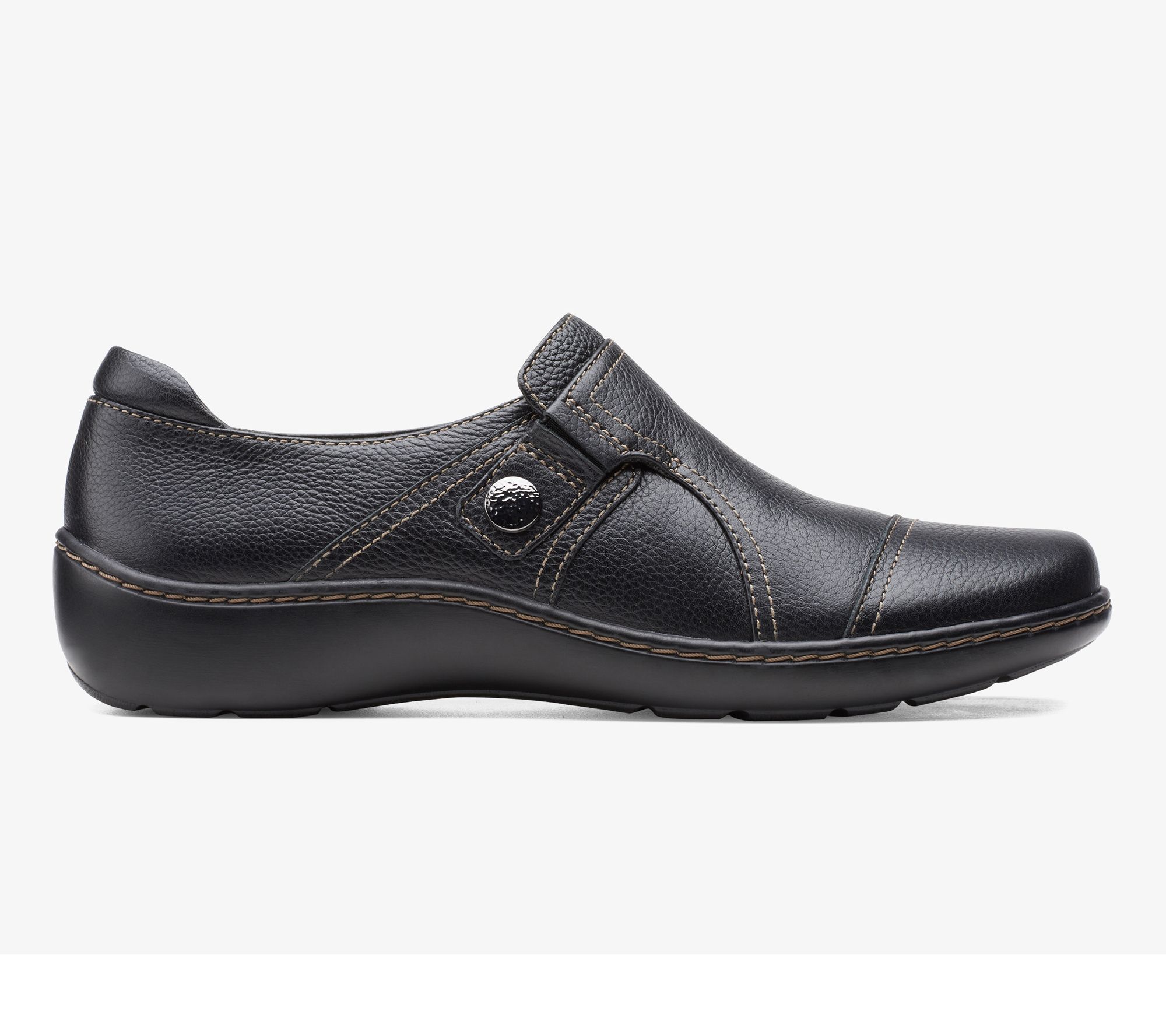 Clarks Collection Leather Trouser Shoes- Cora P oppy