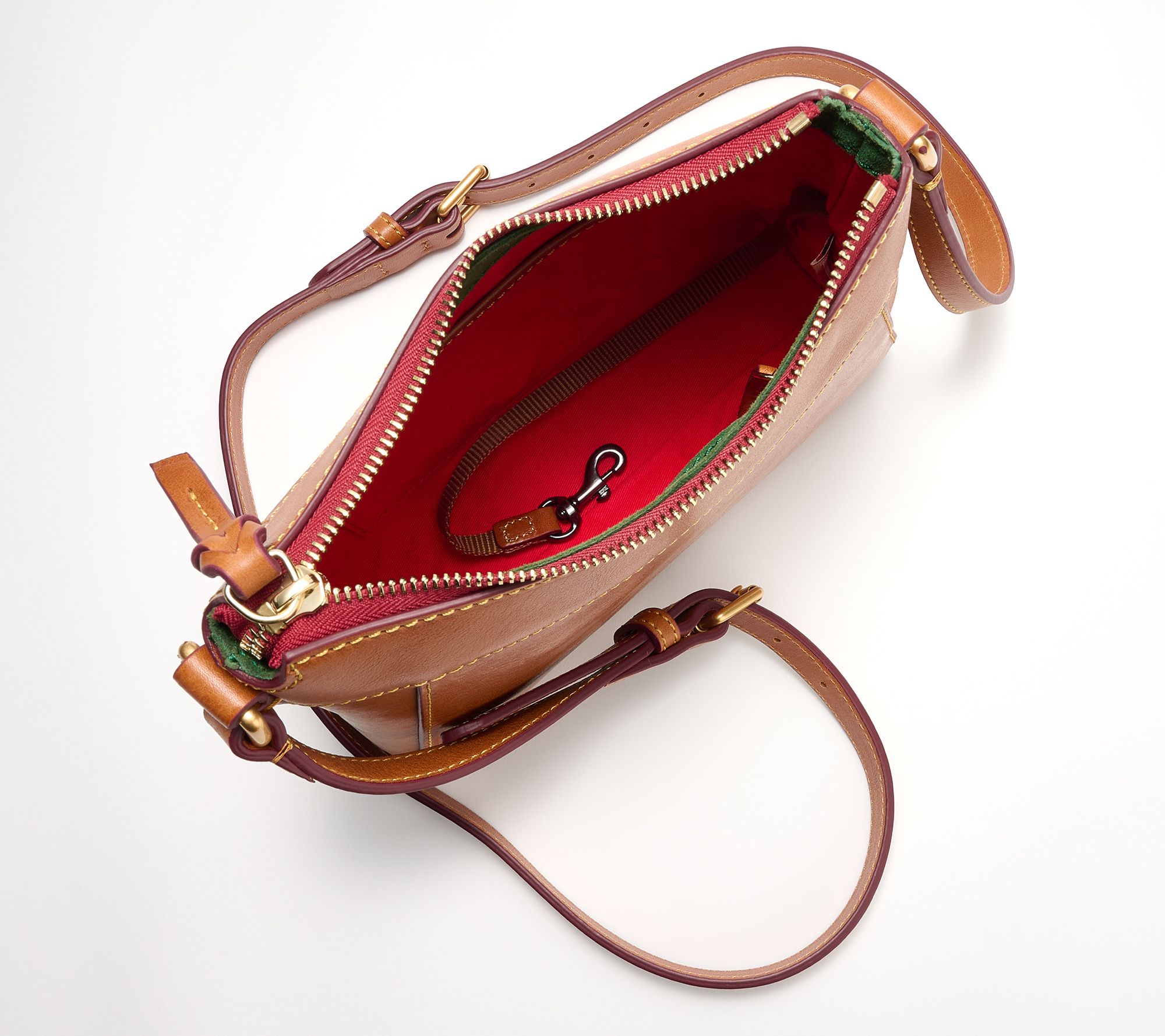 Rooney様 Dooney & Bourke Florentine Leather Small Cassidy Crossbody