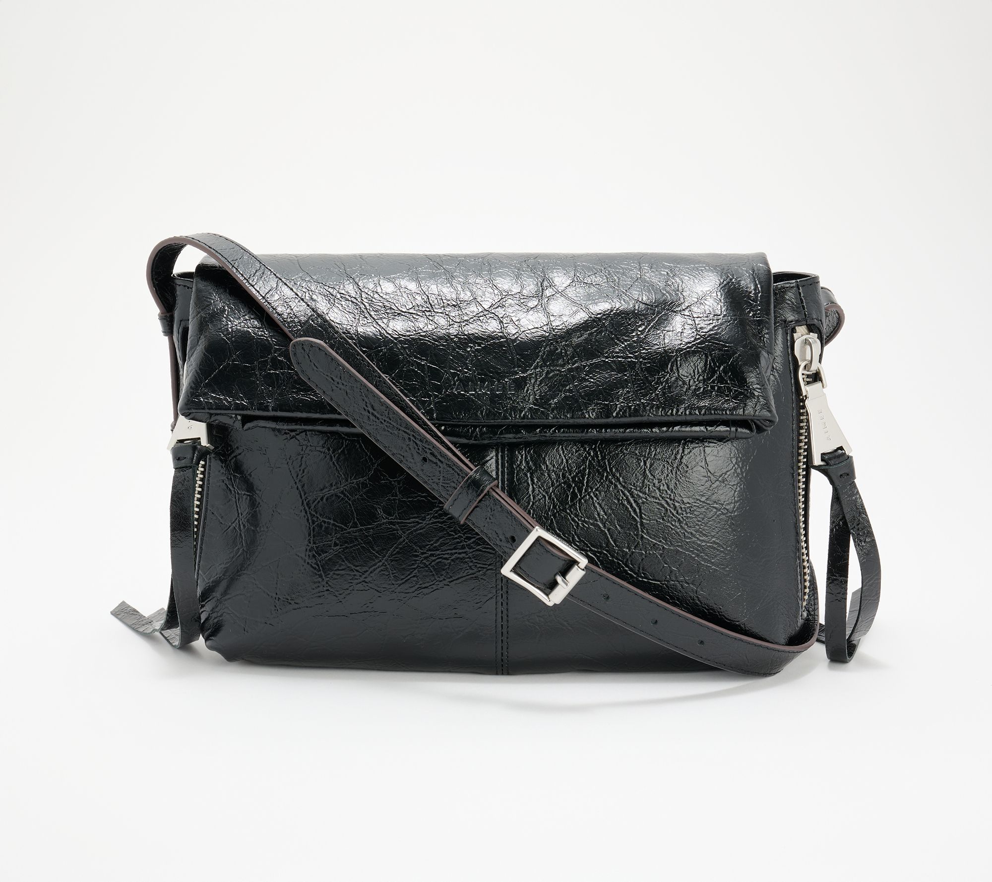 Aimee Kestenberg Bali Leather Double Entry Crossbody