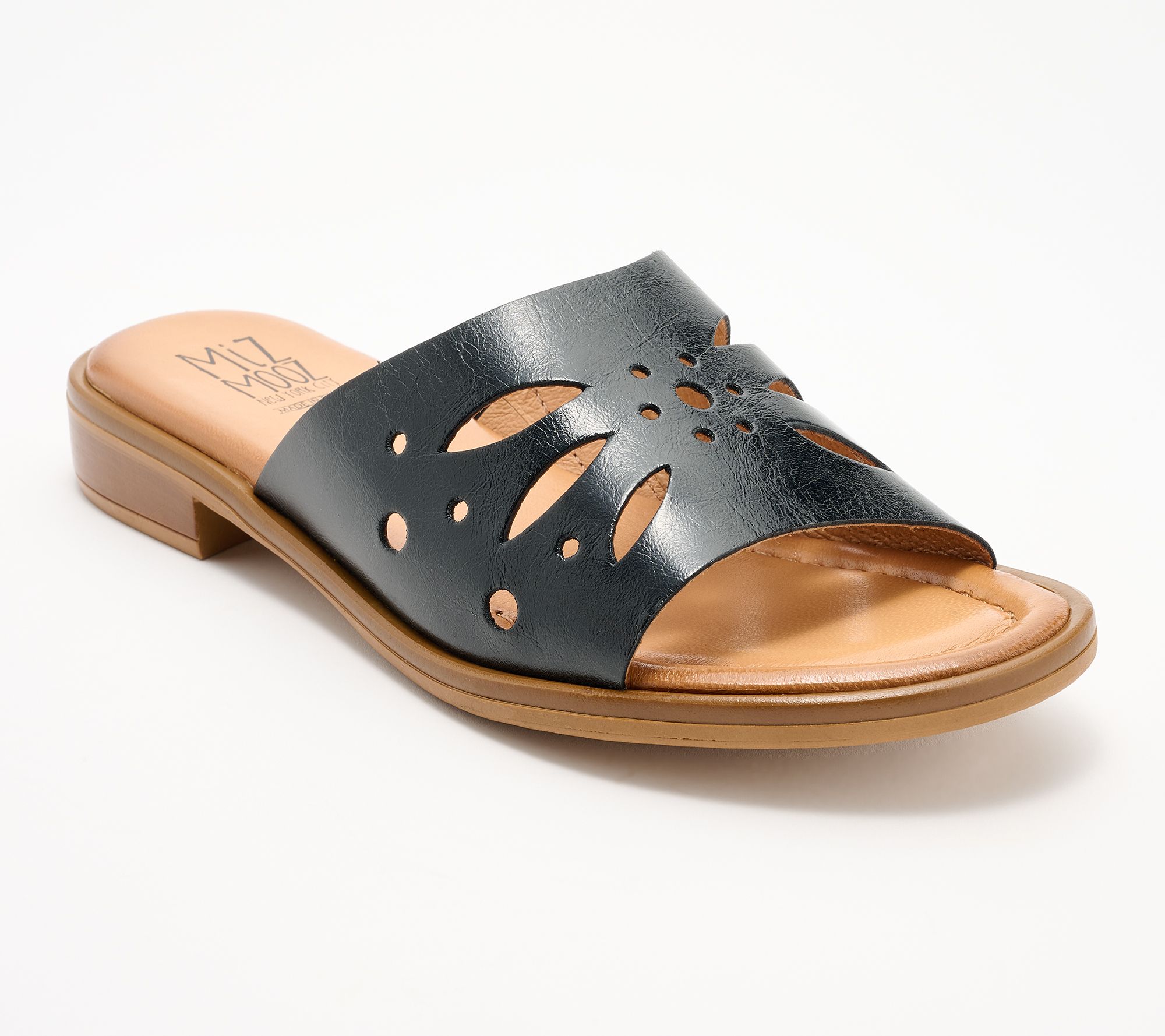 "As Is" Miz Mooz Leather Slide Sandals- Sonnie