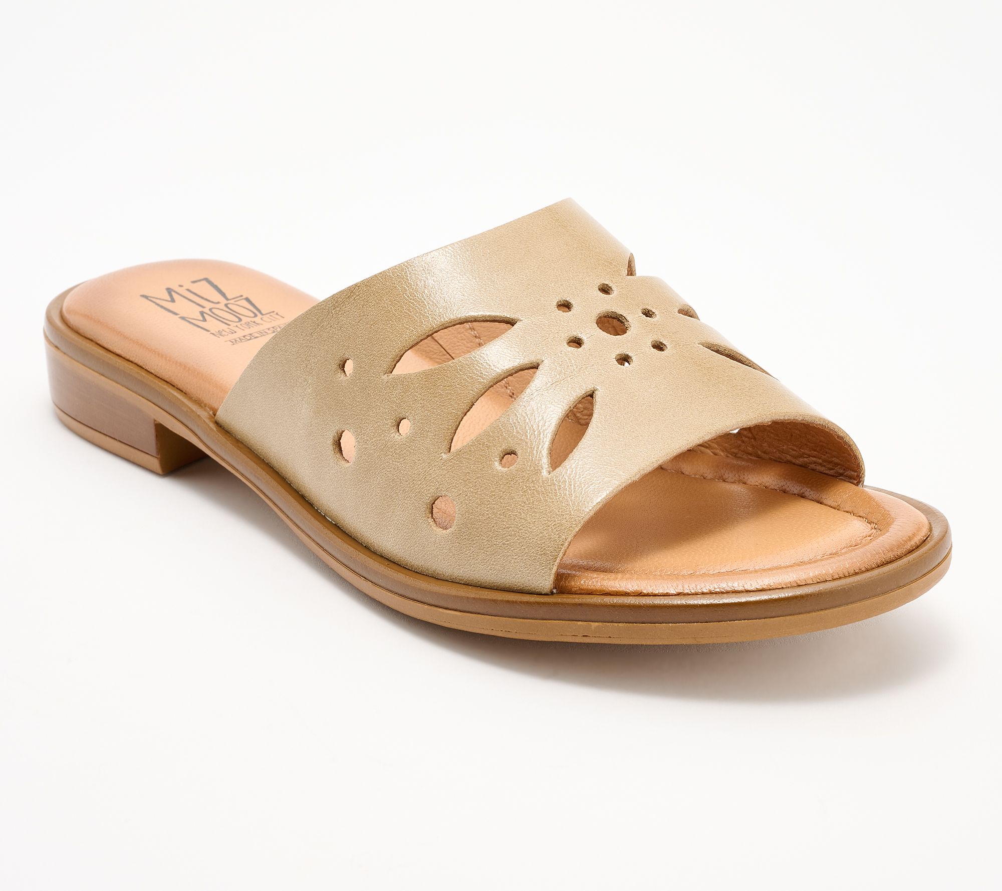 "As Is" Miz Mooz Leather Slide Sandals- Sonnie