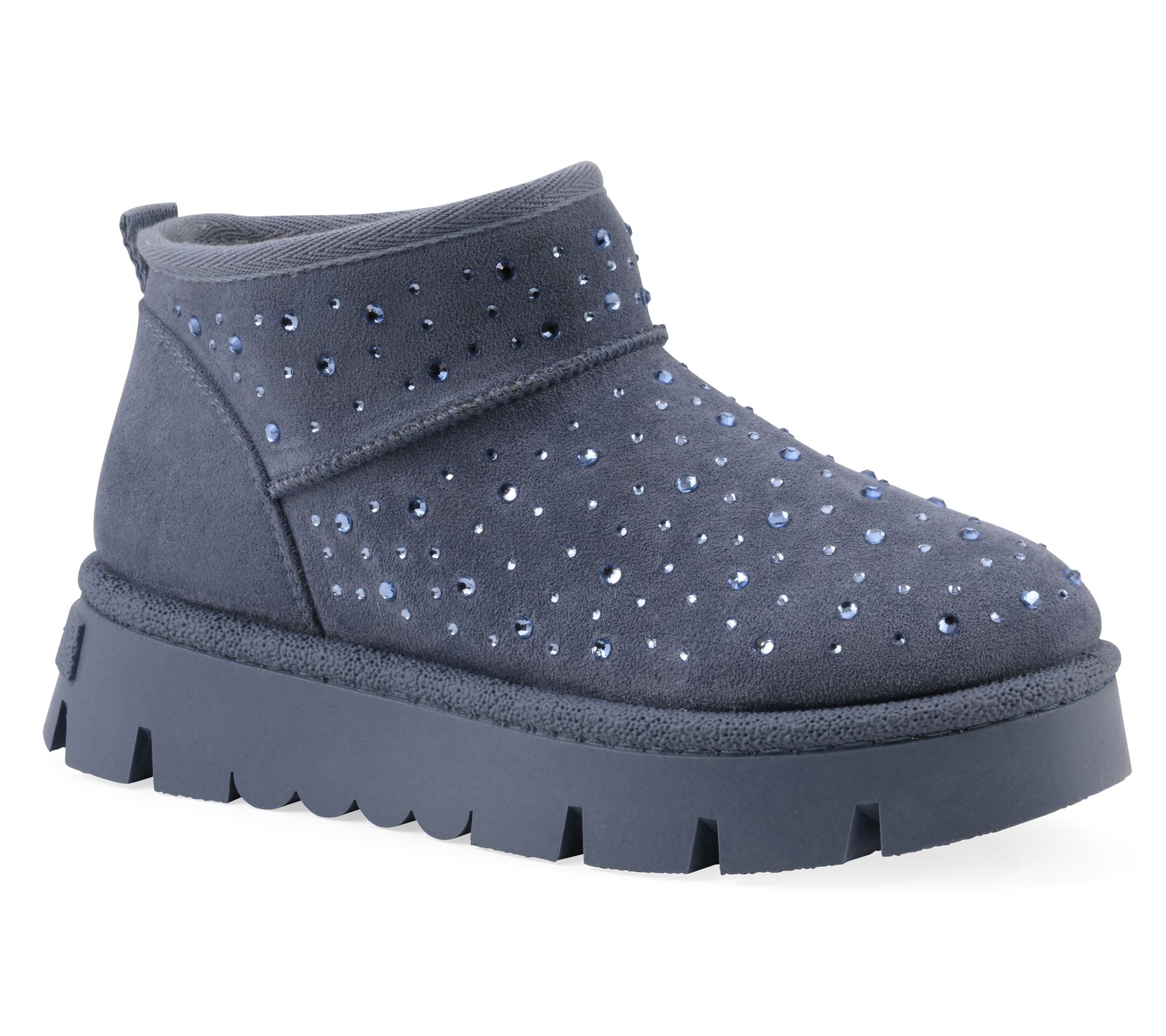 White Mountain Water-Resistant Faux Fur Sparkle Winter Boots - Tomas