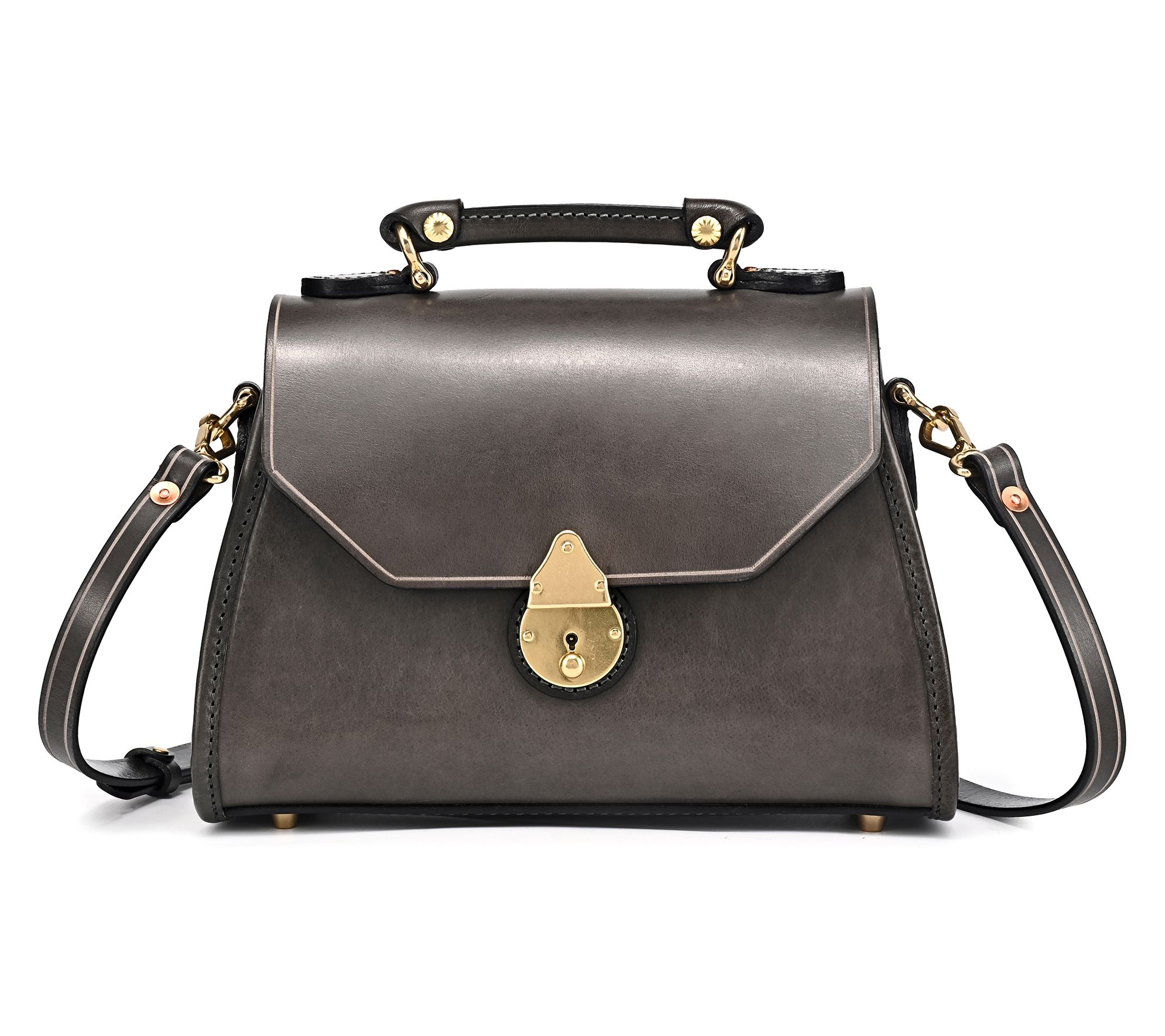 Old Trend Laurel Classic Leather Top Handle Satchel