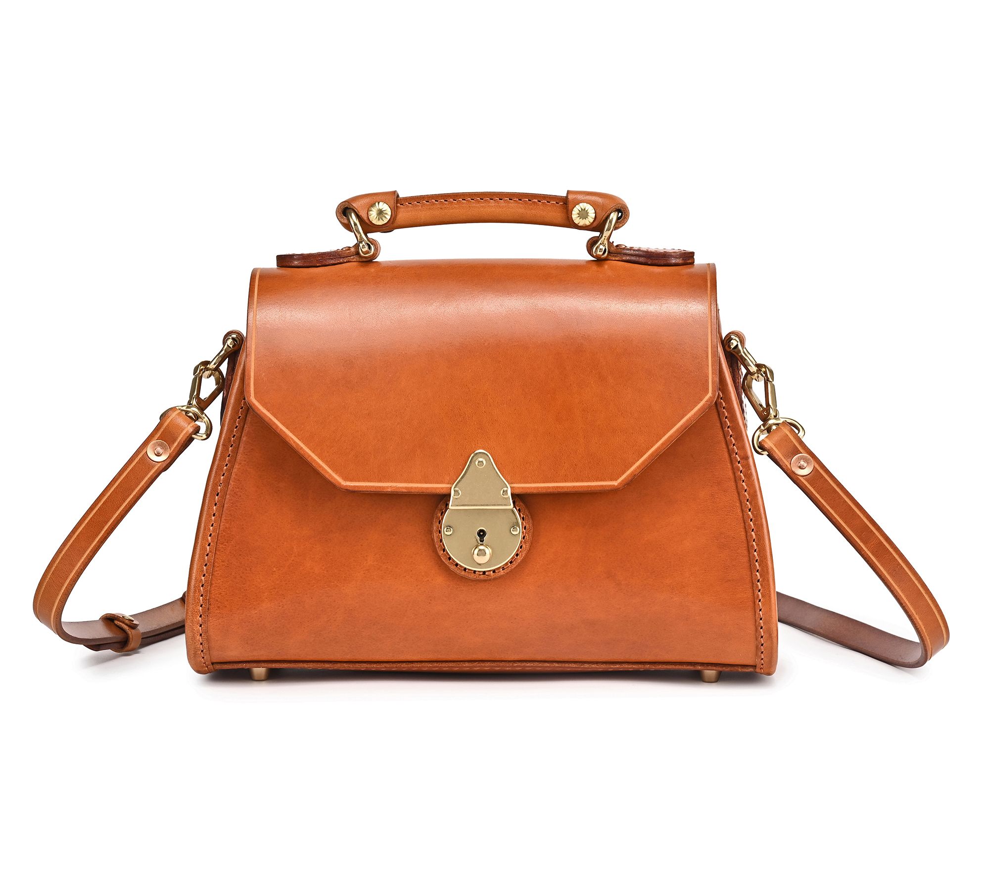 Old Trend Laurel Classic Leather Top Handle Satchel