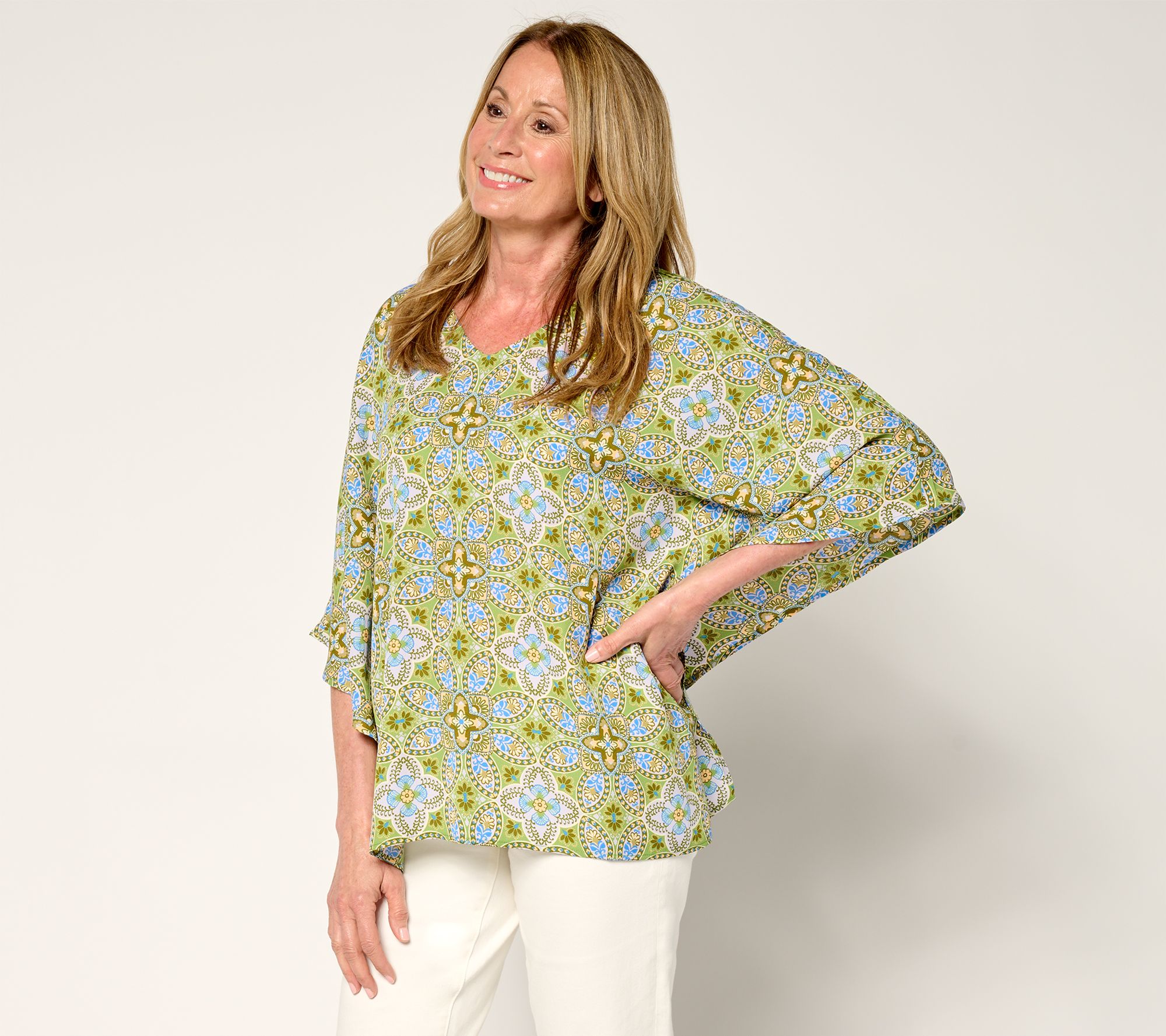 "As Is" Belle by Kim Gravel Italian Tile Poncho