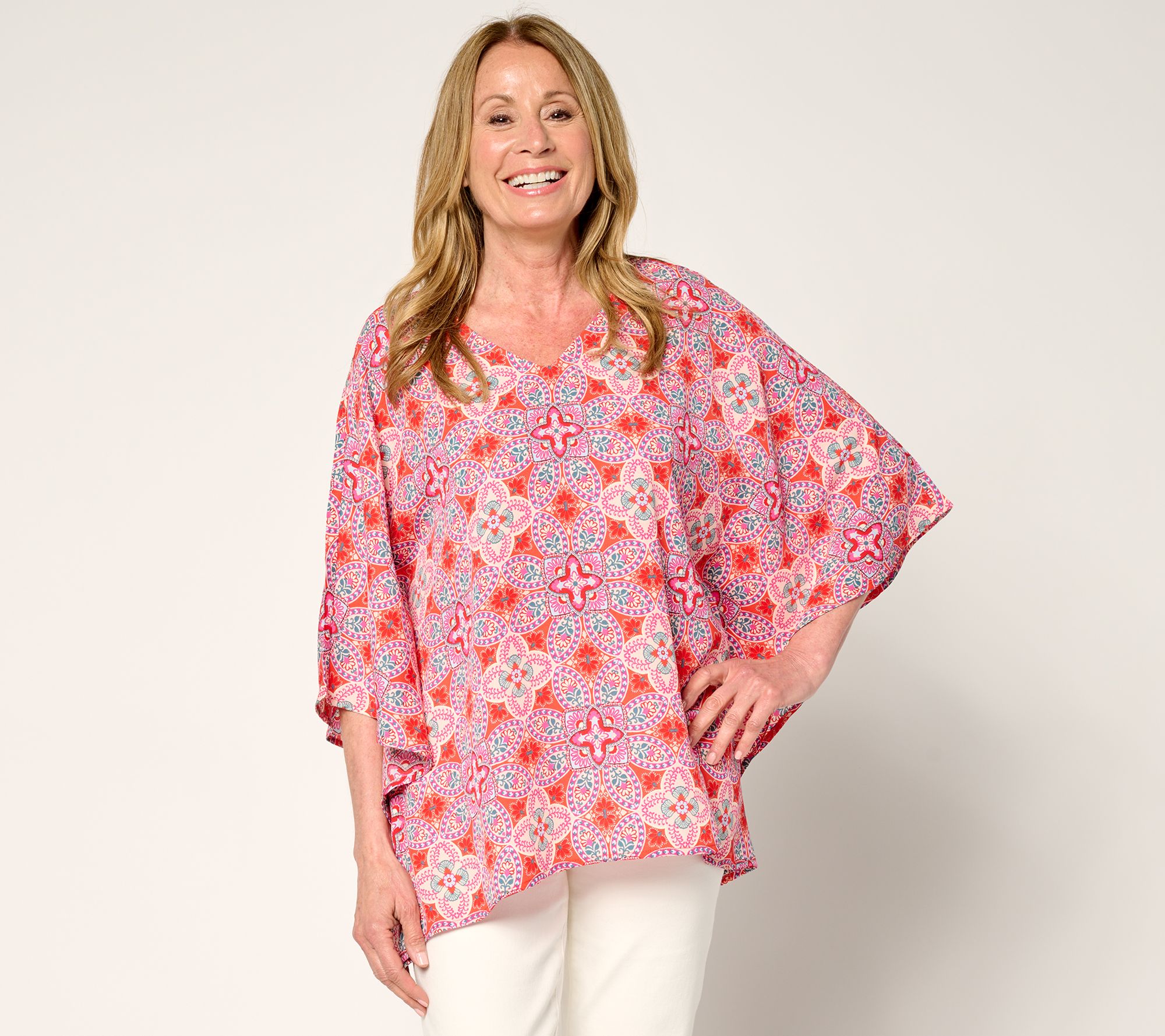 "As Is" Belle by Kim Gravel Italian Tile Poncho