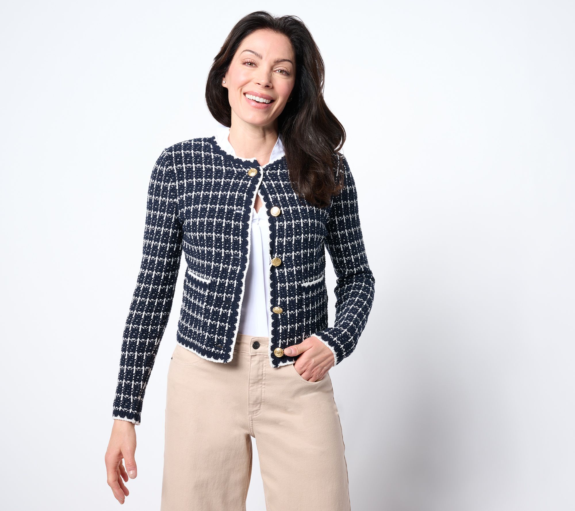 "As Is" NIC+ZOE Mixed Up Sweater Jacket