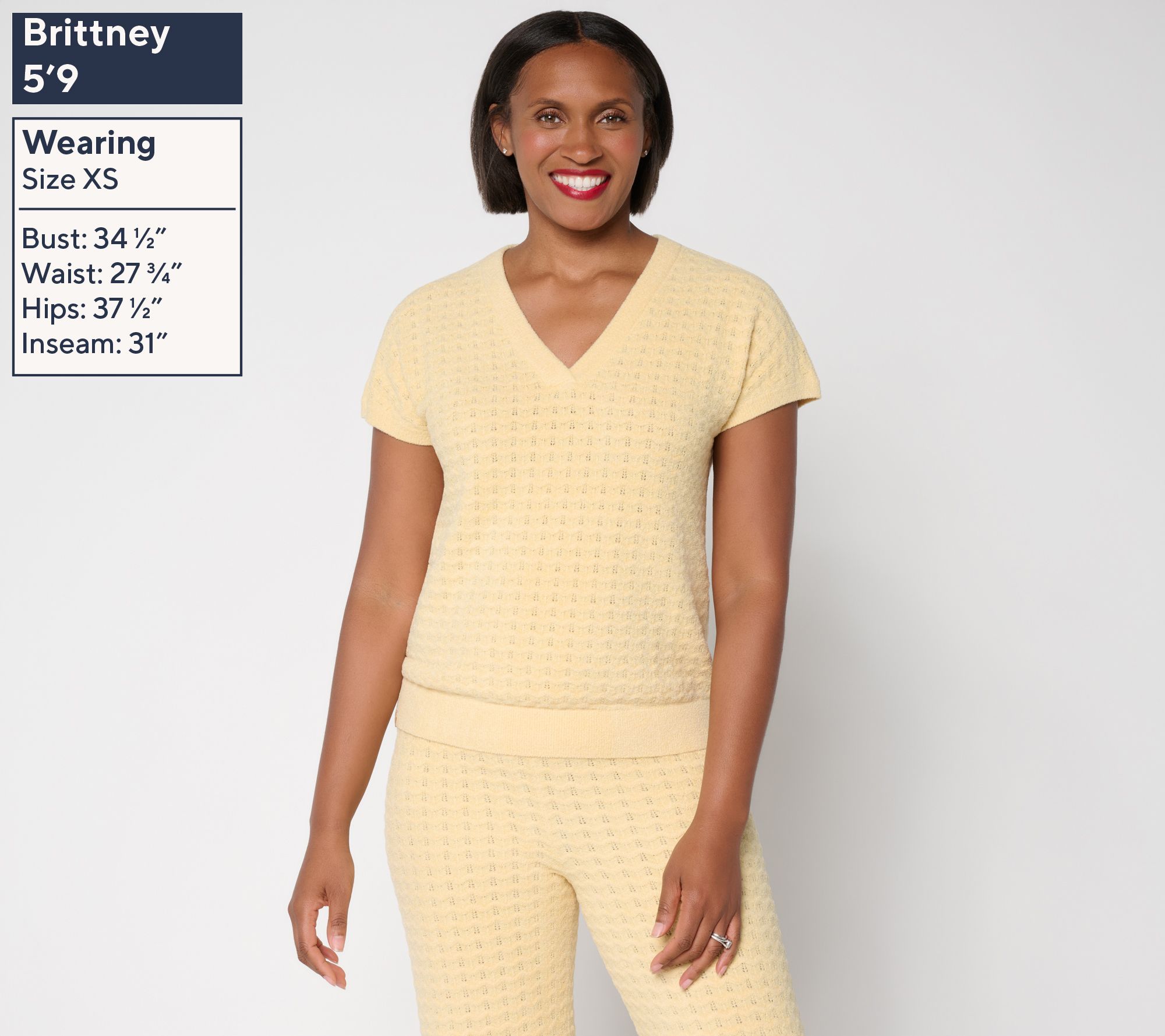Barefoot Dreams CozyChic Ultra Lite Zig Zag Dolman V-Neck - QVC.com