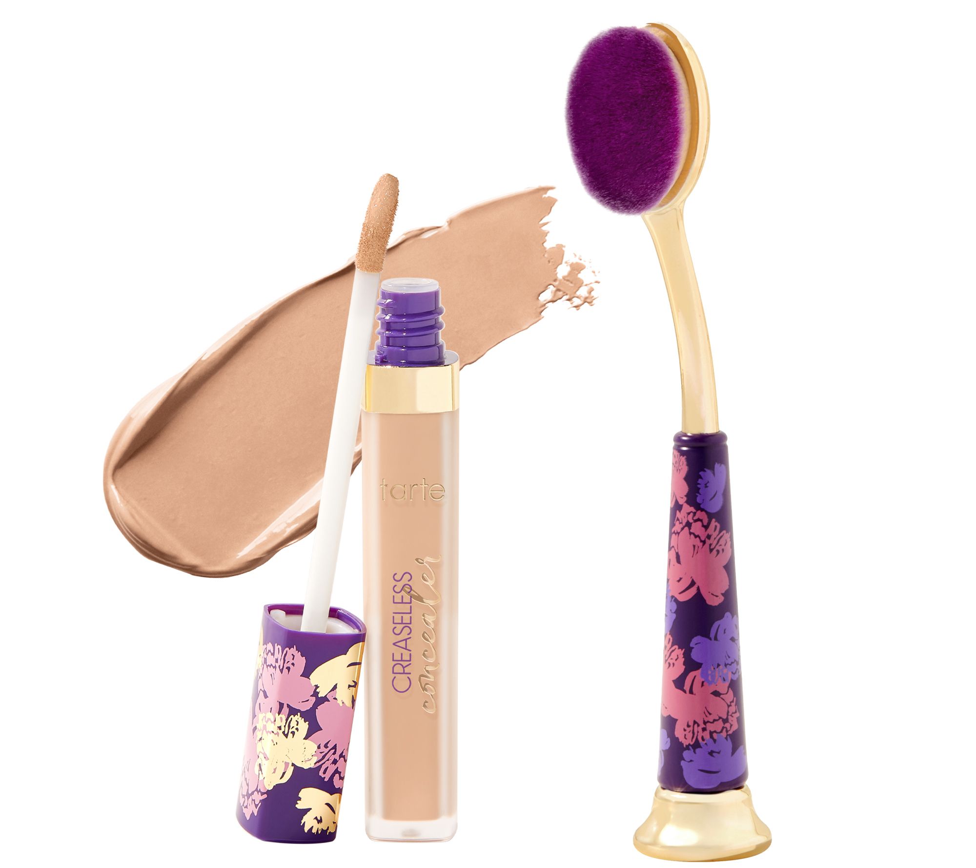 tarte maracuja creaseless full coverage concealer & brush