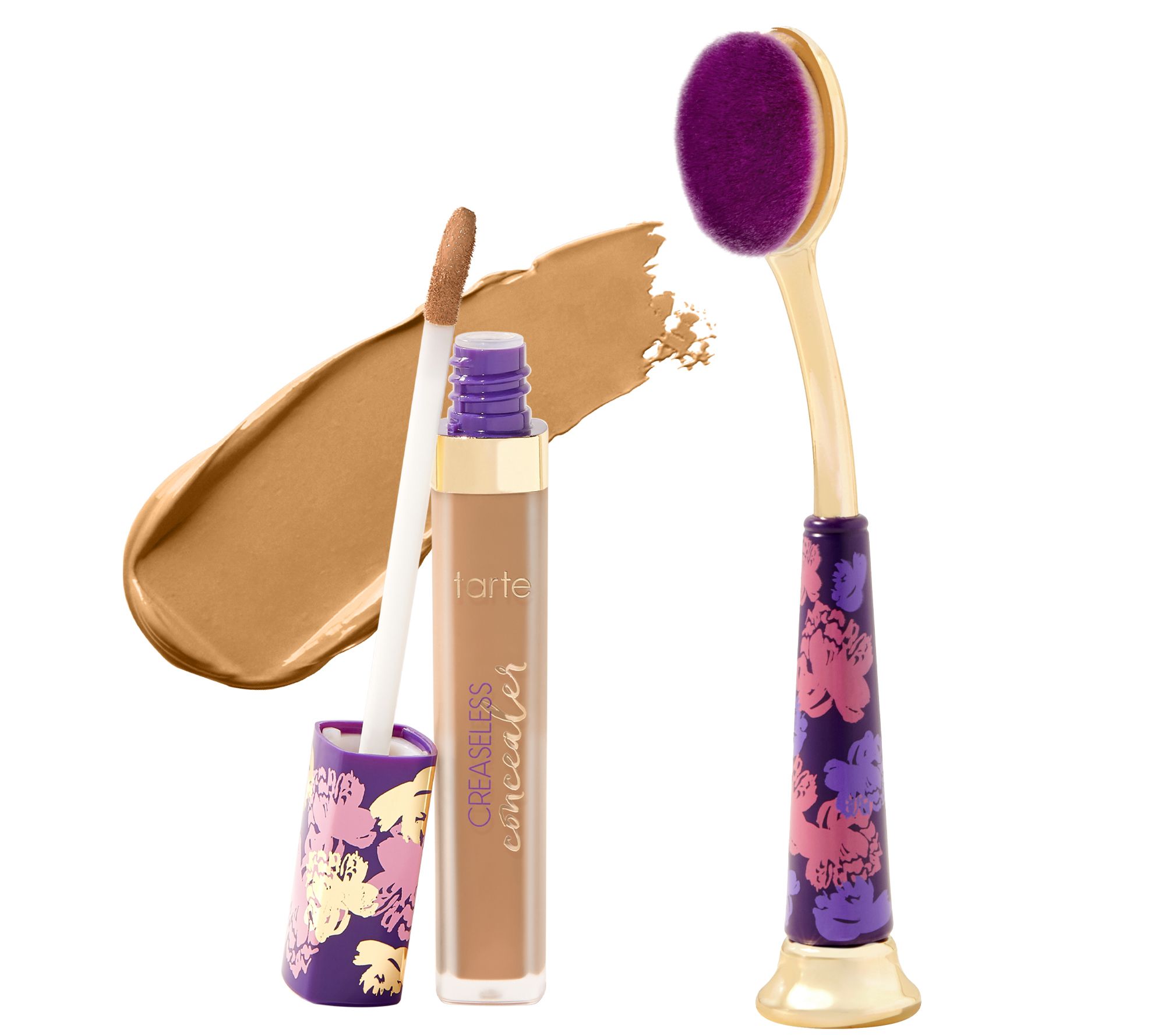 tarte maracuja creaseless full coverage concealer & brush