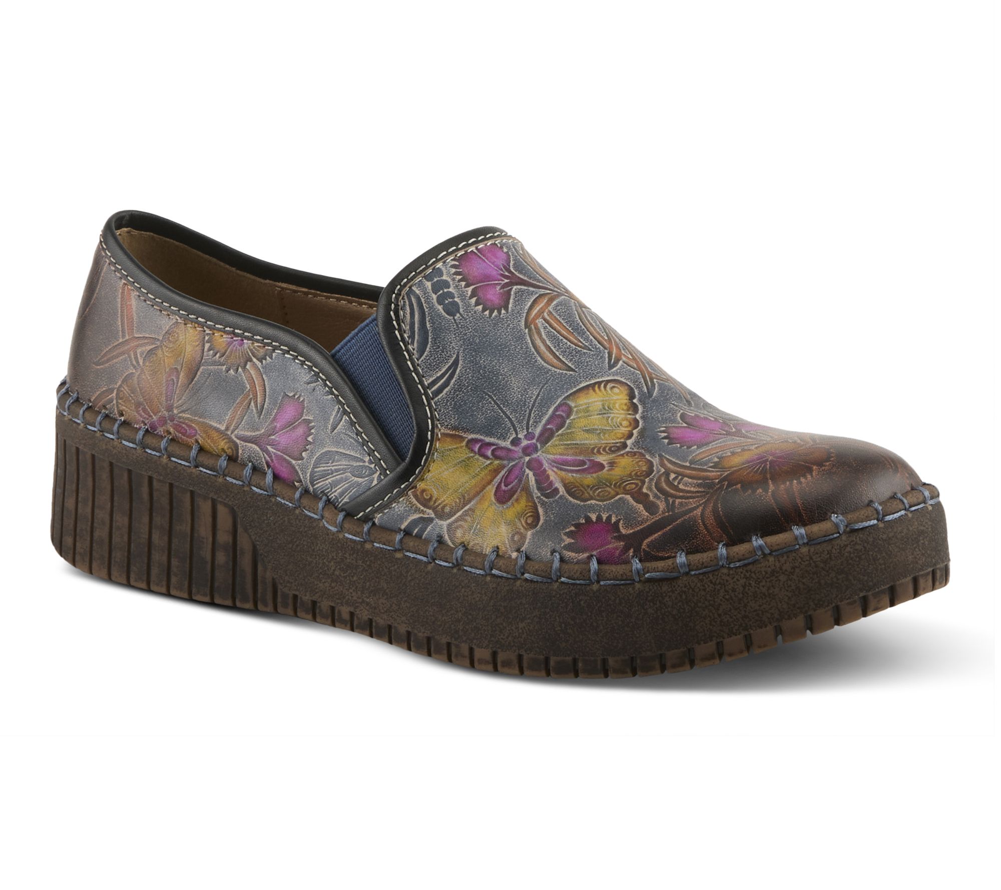 L'Artiste by Spring Step Slip-on Leather Shoes- Priela