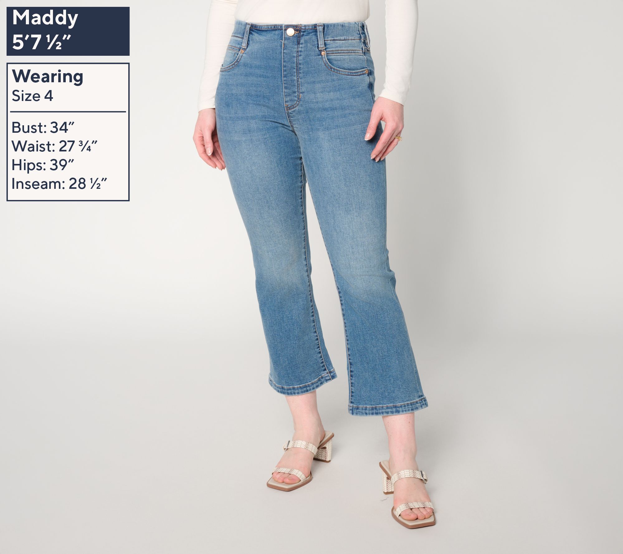 Liverpool Los Angeles Gia Glider Crop Jeans w/ Tulip Hem