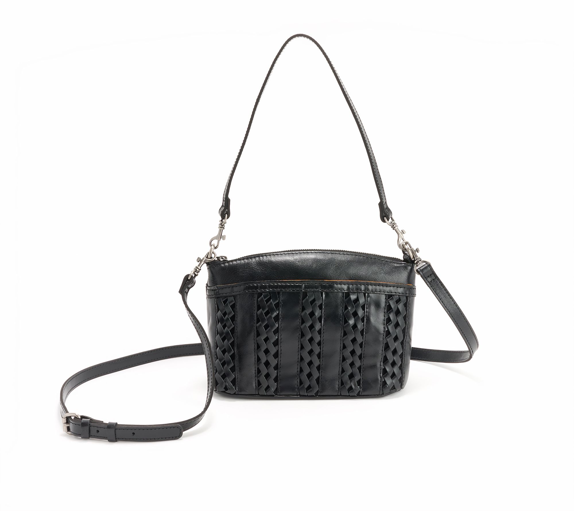 "As Is" Patricia Nash Arlee Woven Leather Crossbody