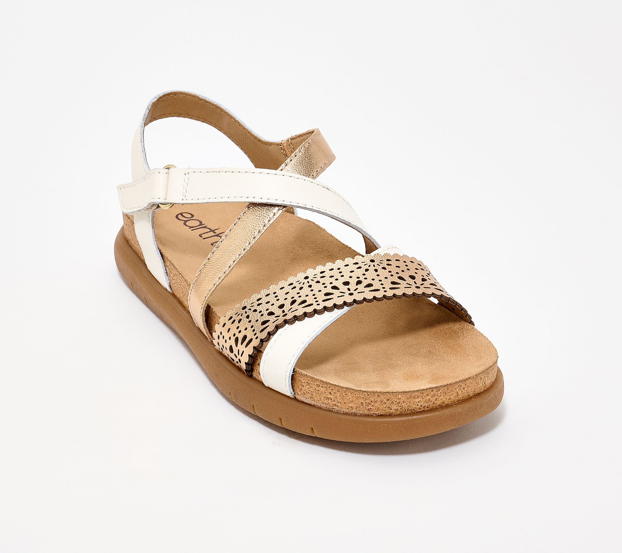 Earth Leather Adjustable Sandals-Athena