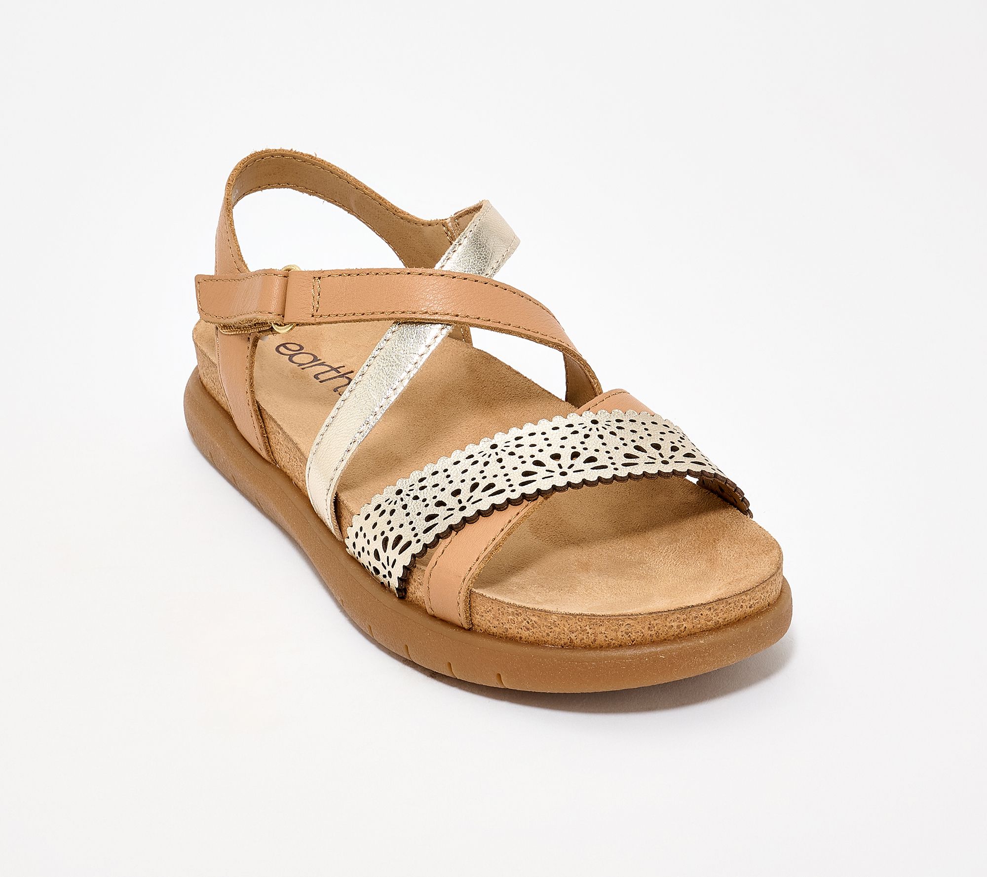 Earth Leather Adjustable Sandals-Athena
