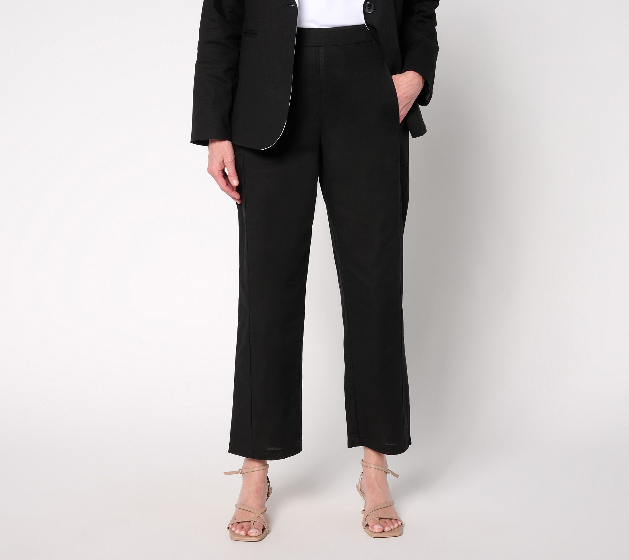 "As Is" by Stacy London Reg Pull On Ankle Length Pant