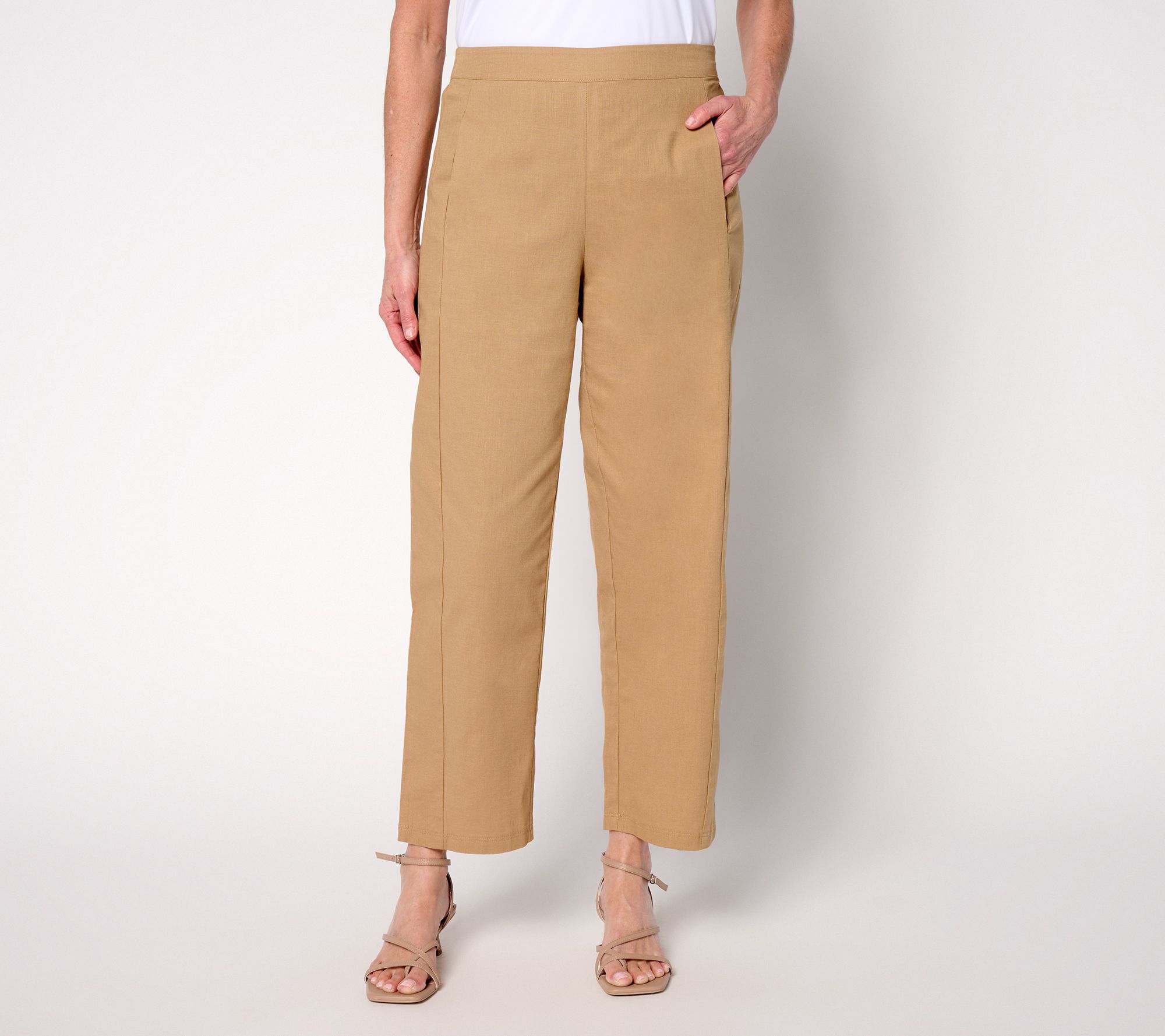 "As Is" by Stacy London Reg Pull On Ankle Length Pant