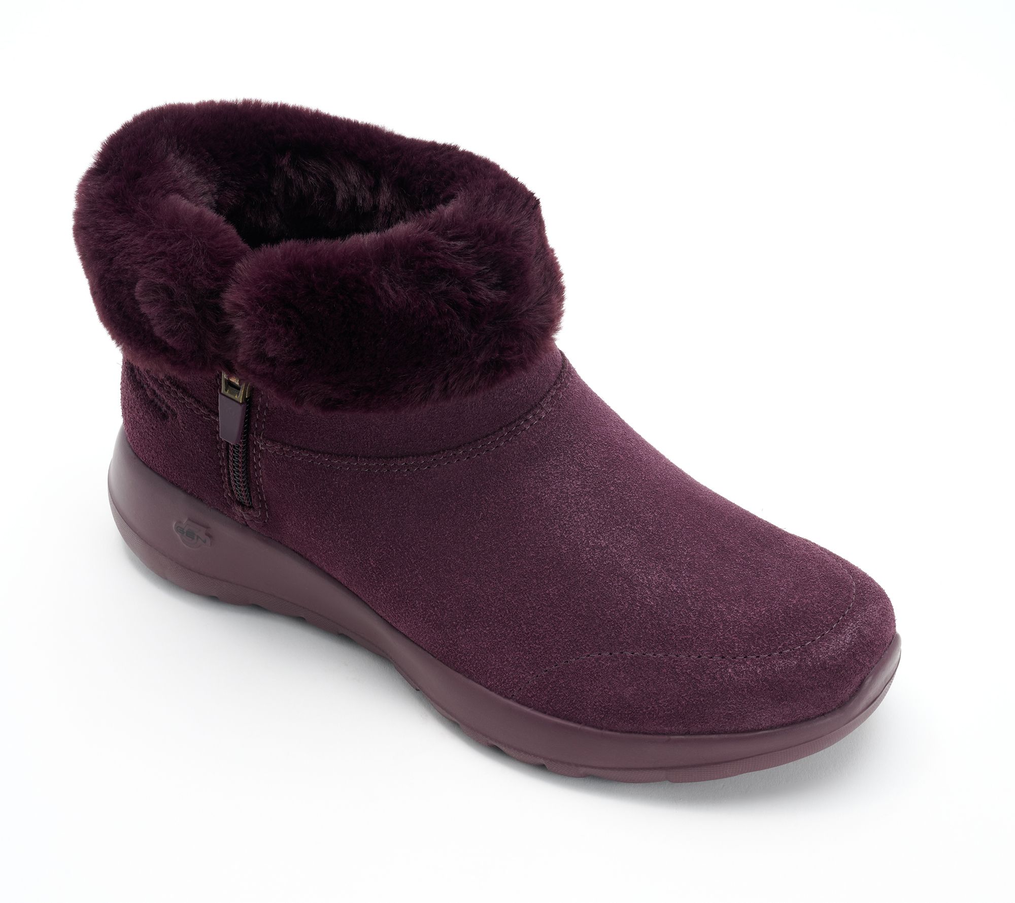 "As Is" Skechers Slip- ins On-the-Go Joy Water-Repel Suede Boots
