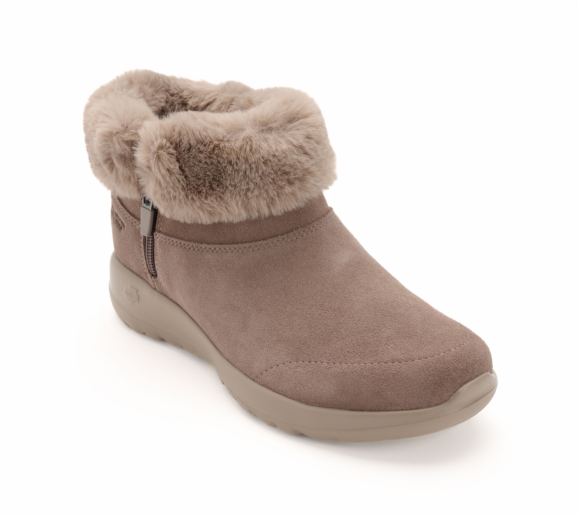 "As Is" Skechers Slip- ins On-the-Go Joy Water-Repel Suede Boots