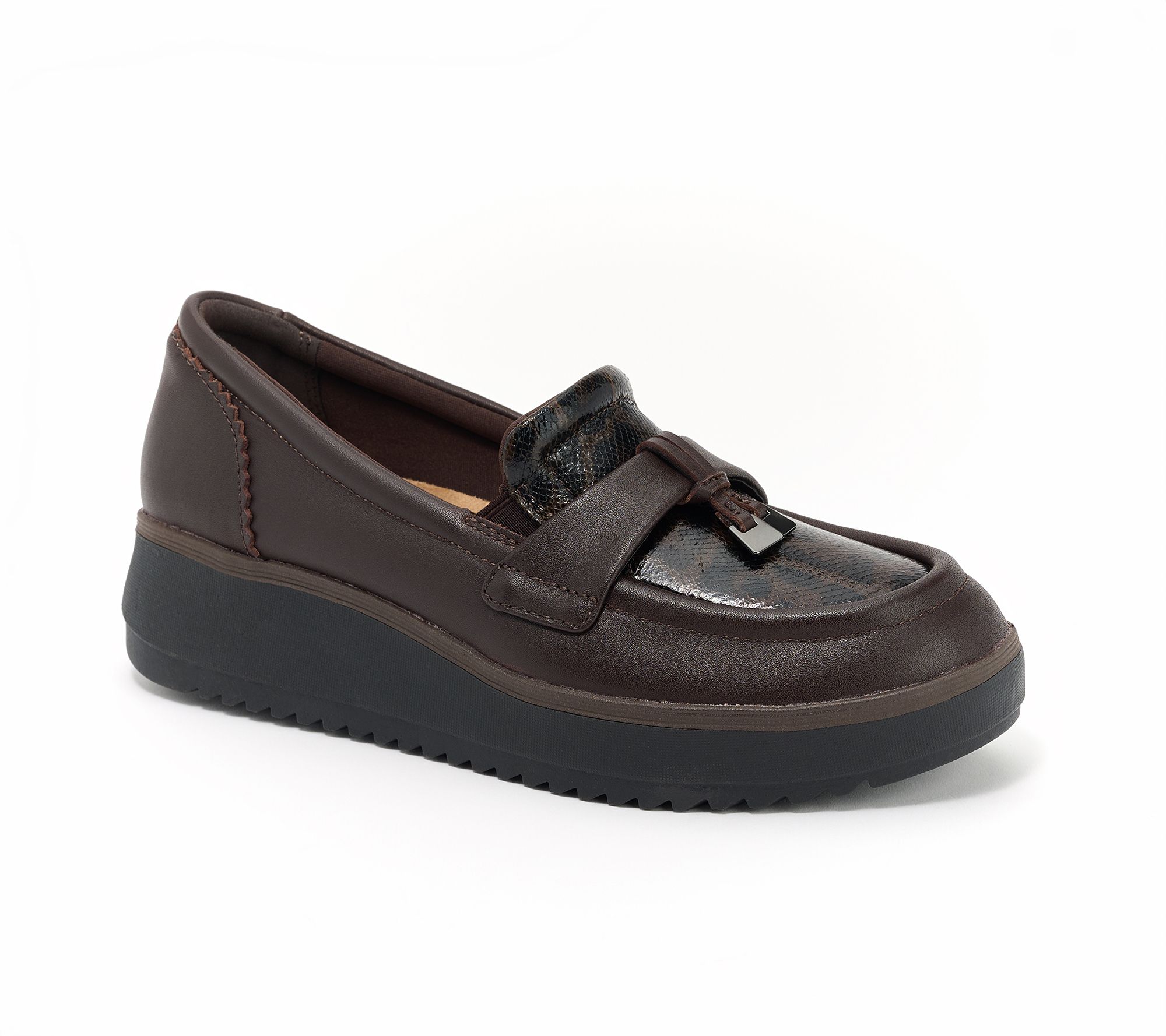 Clarks Collection Leather or Patent Loafers -Zylah Bella
