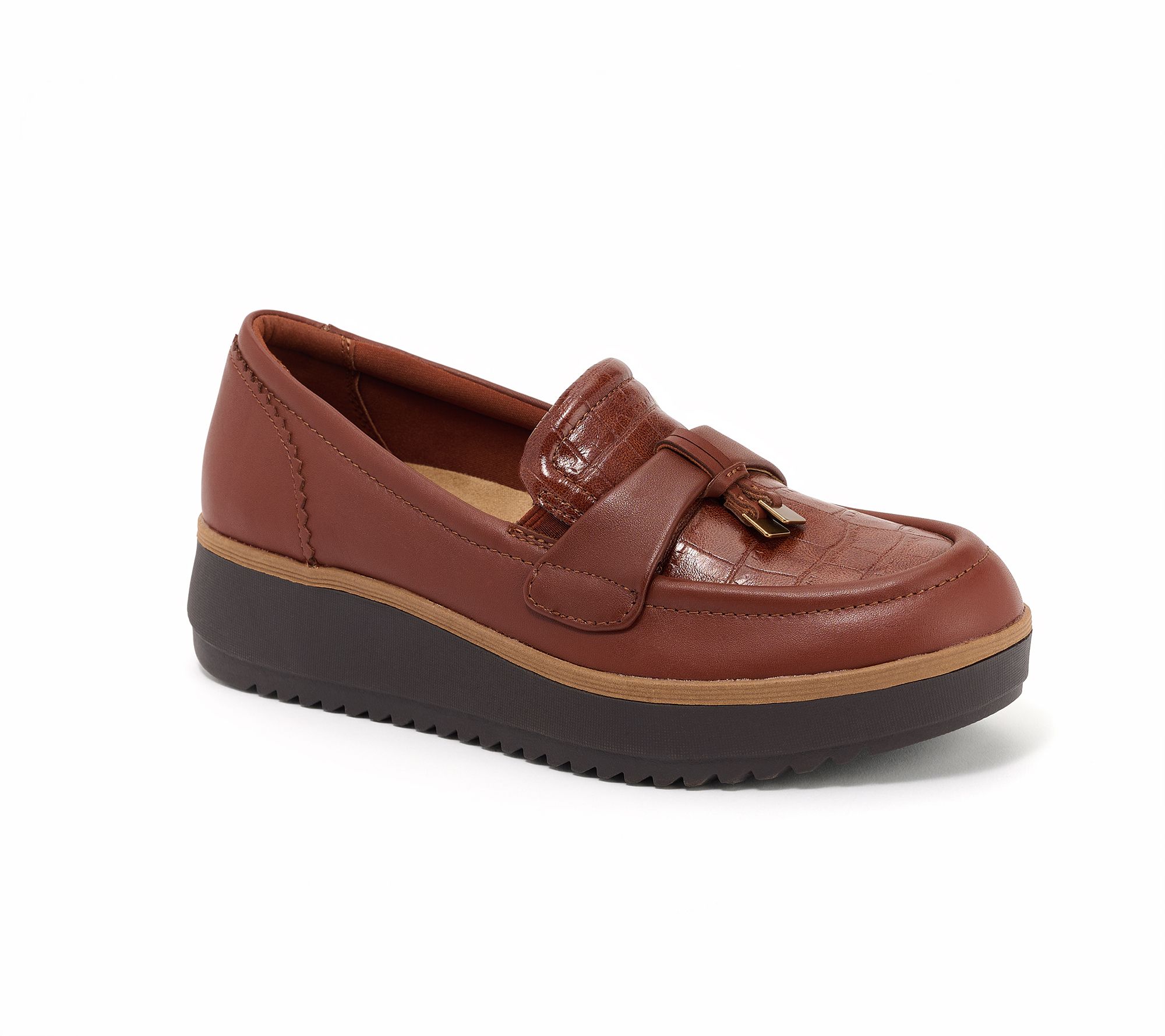 Clarks Collection Leather or Patent Loafers -Zylah Bella