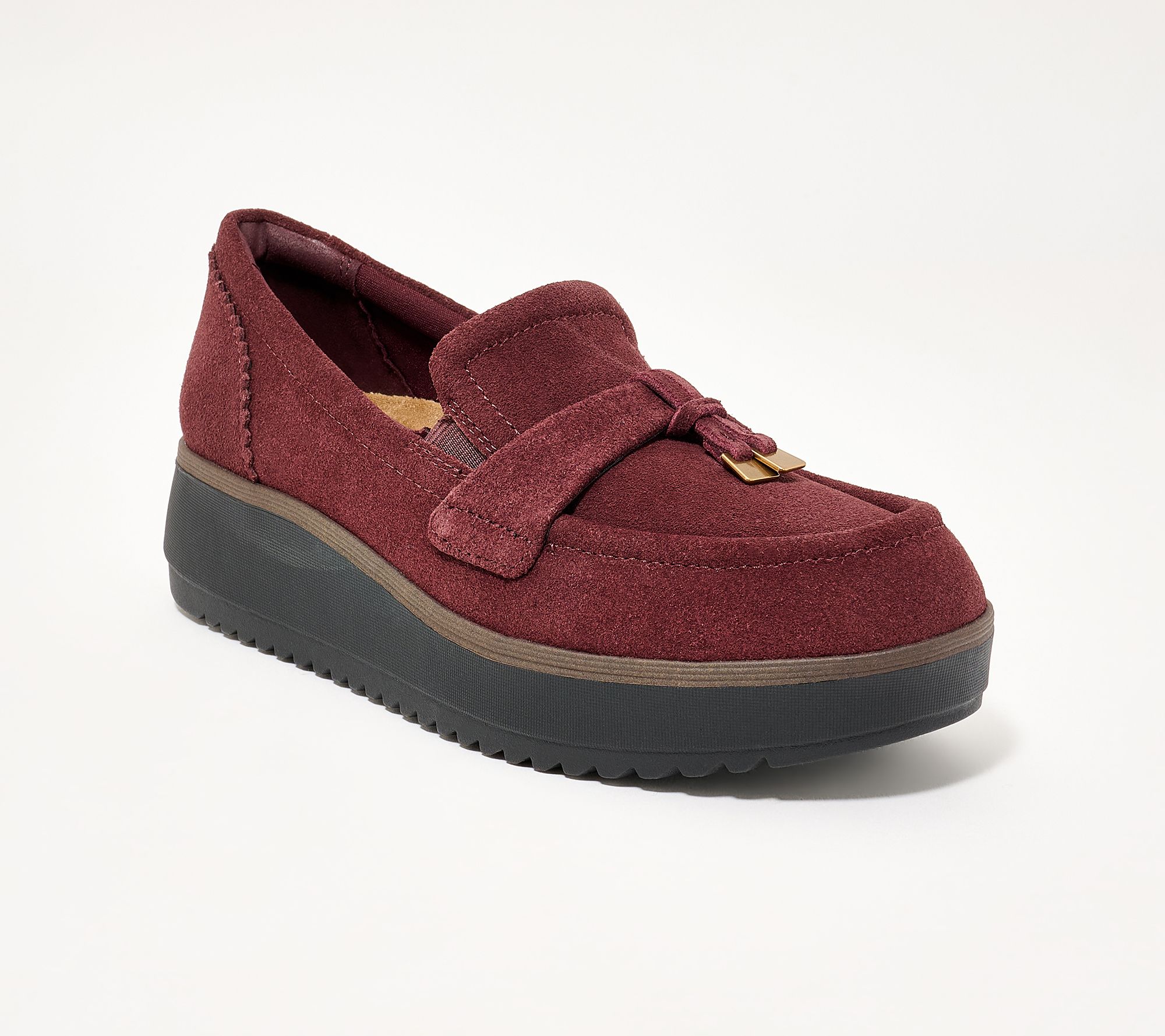 Clarks Collection Leather or Patent Loafers -Zylah Bella