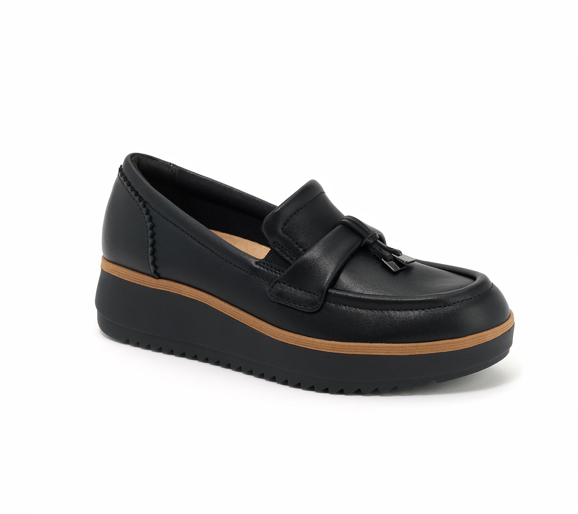 Clarks Collection Leather or Patent Loafers -Zylah Bella