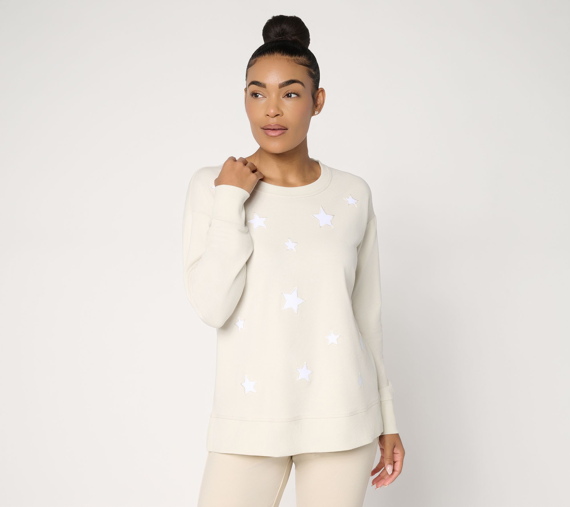 "As Is" Belle by Kim Gravel French Terry Oh My Stars! Slouchy Top
