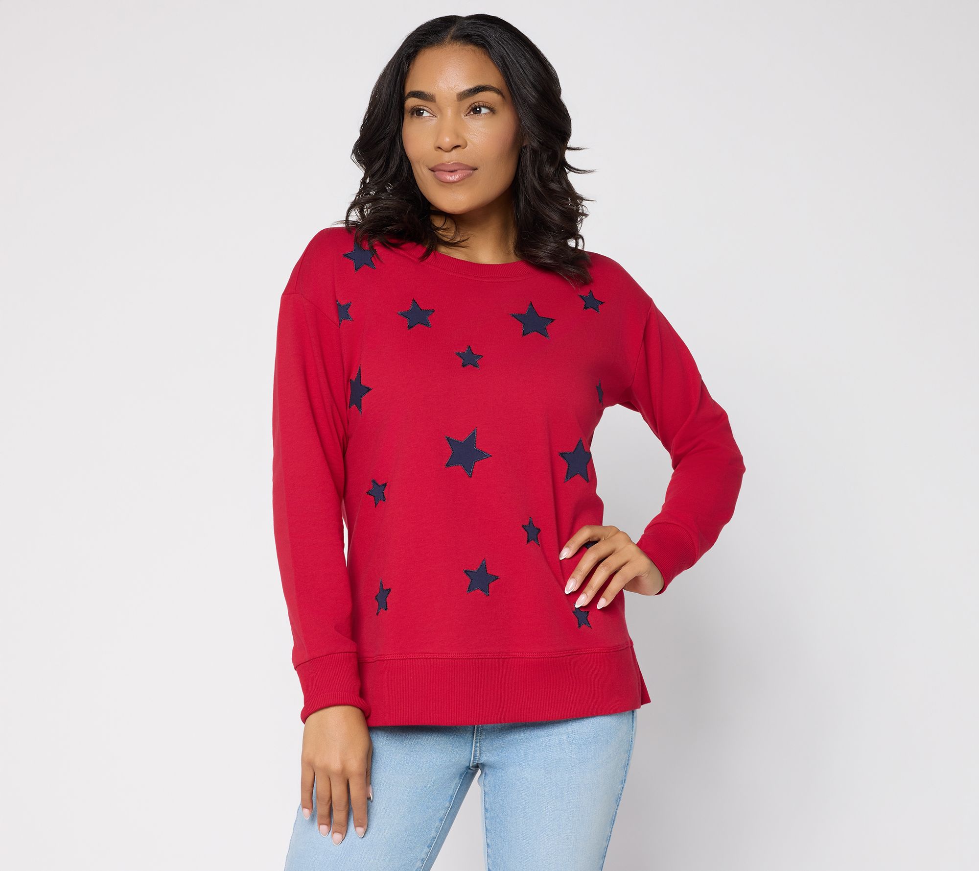 "As Is" Belle by Kim Gravel French Terry Oh My Stars! Slouchy Top