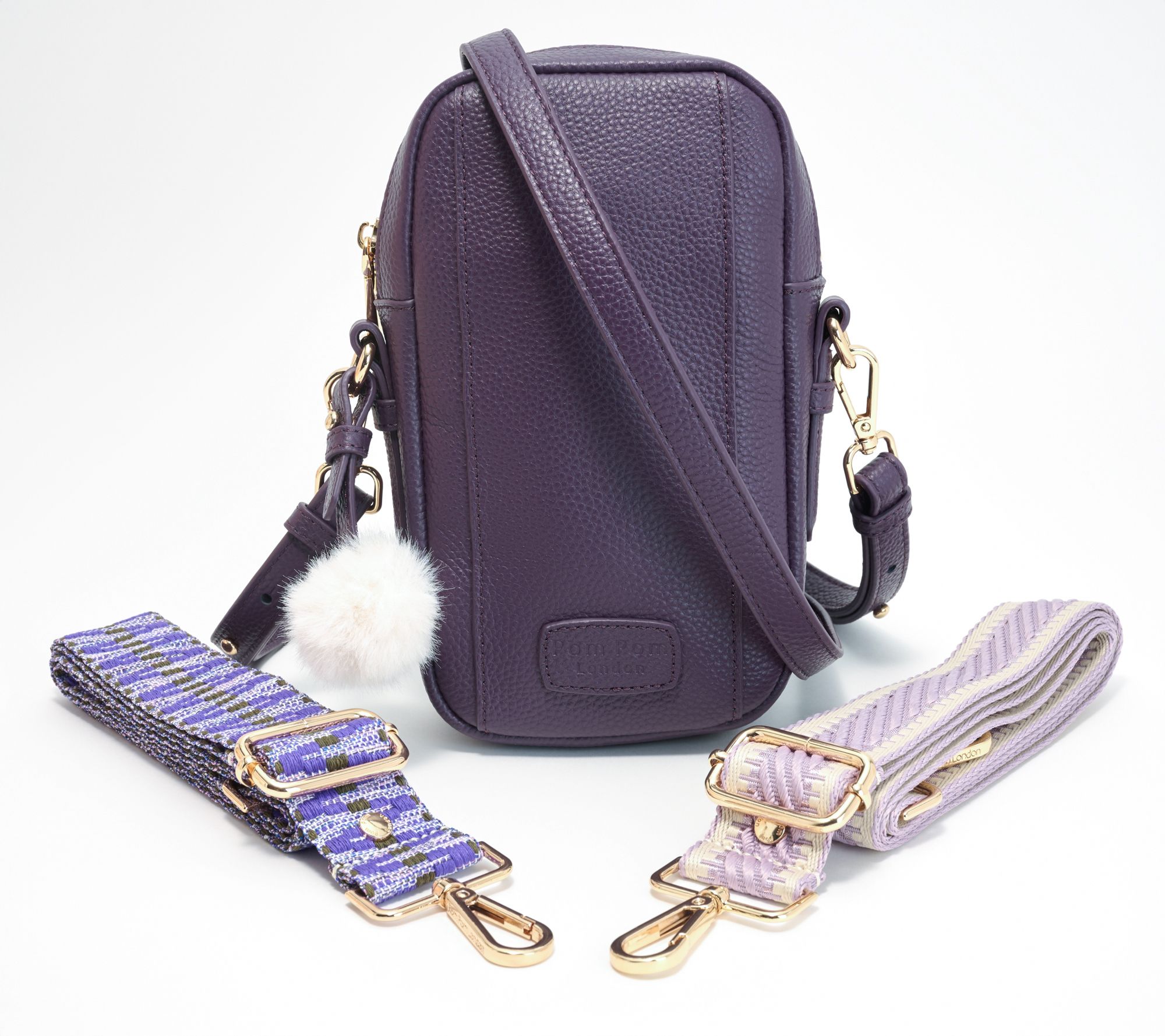 "As Is" Pom Pom London Eaton Square Phone Bag