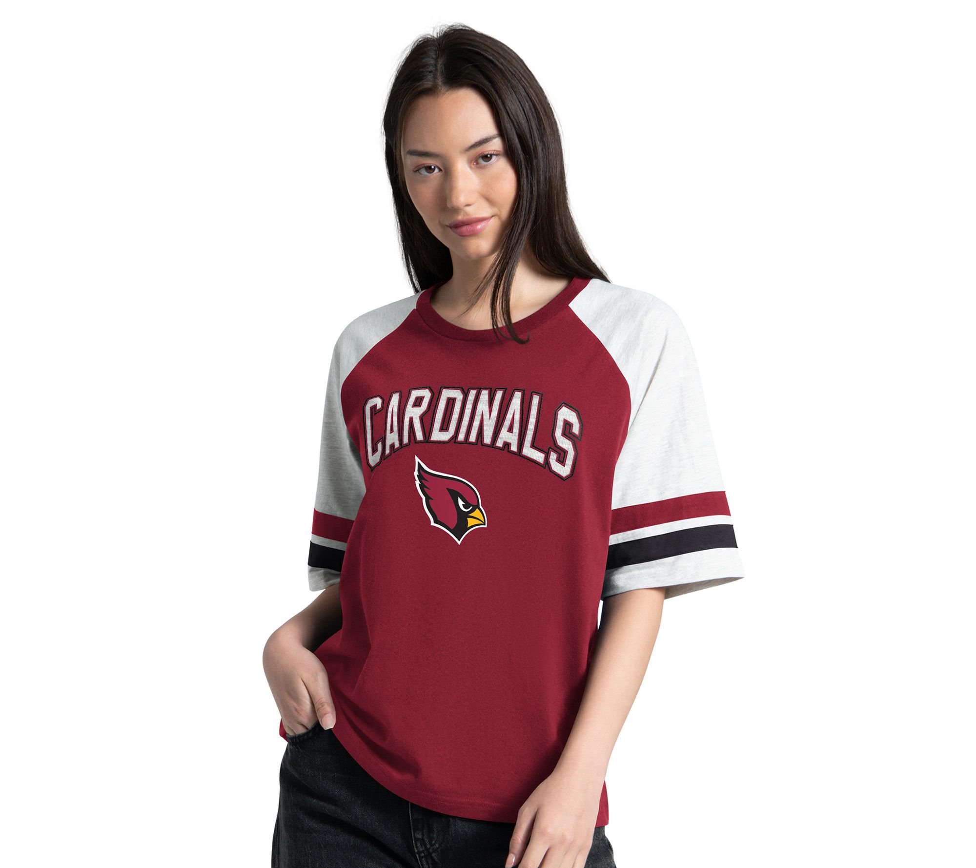  NFL Officially Licensed Women's Oversized Short Sleeve T-Shirt
