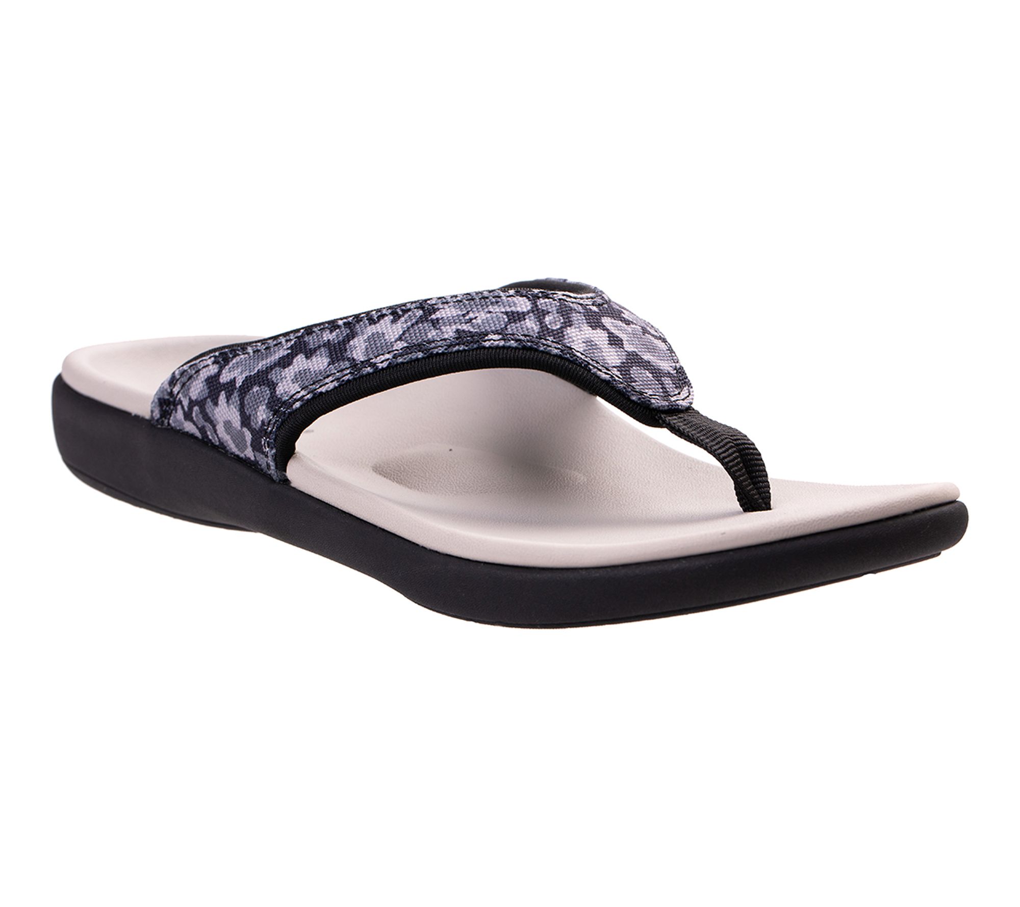 Revitalign Orthotic Printed Thong Sandals - Yumi Mod Floral